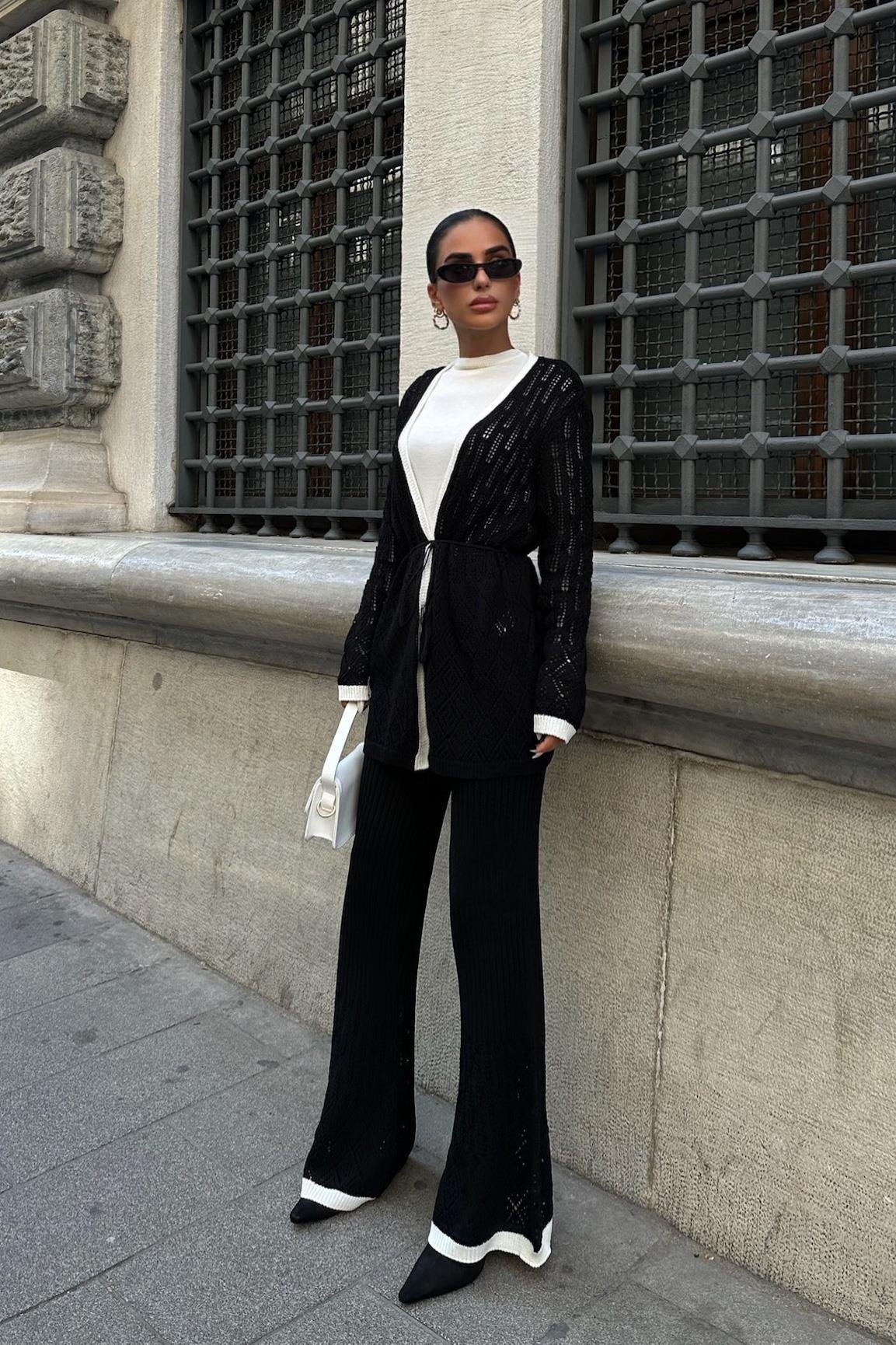 Selvia Ajurlu Biyeli Pantolon Takım 9957 R1-I-K5