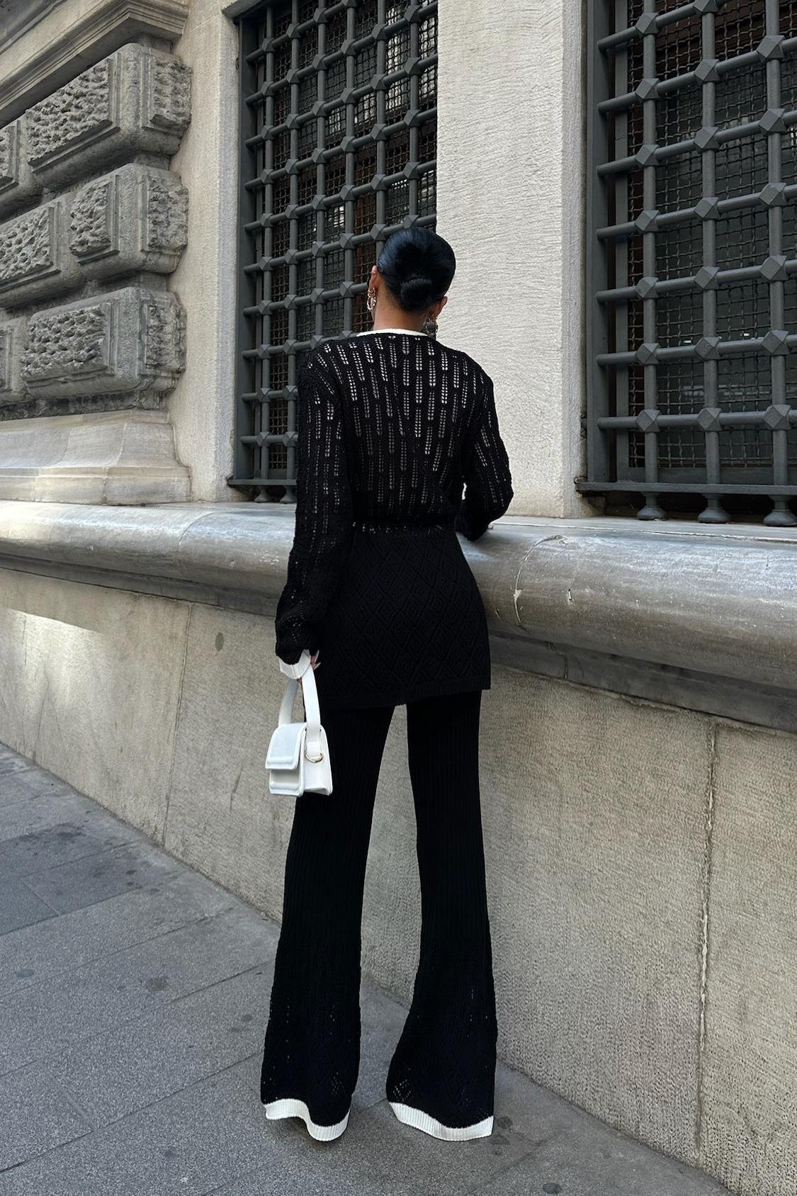 Selvia Ajurlu Biyeli Pantolon Takım 9957 R1-I-K5