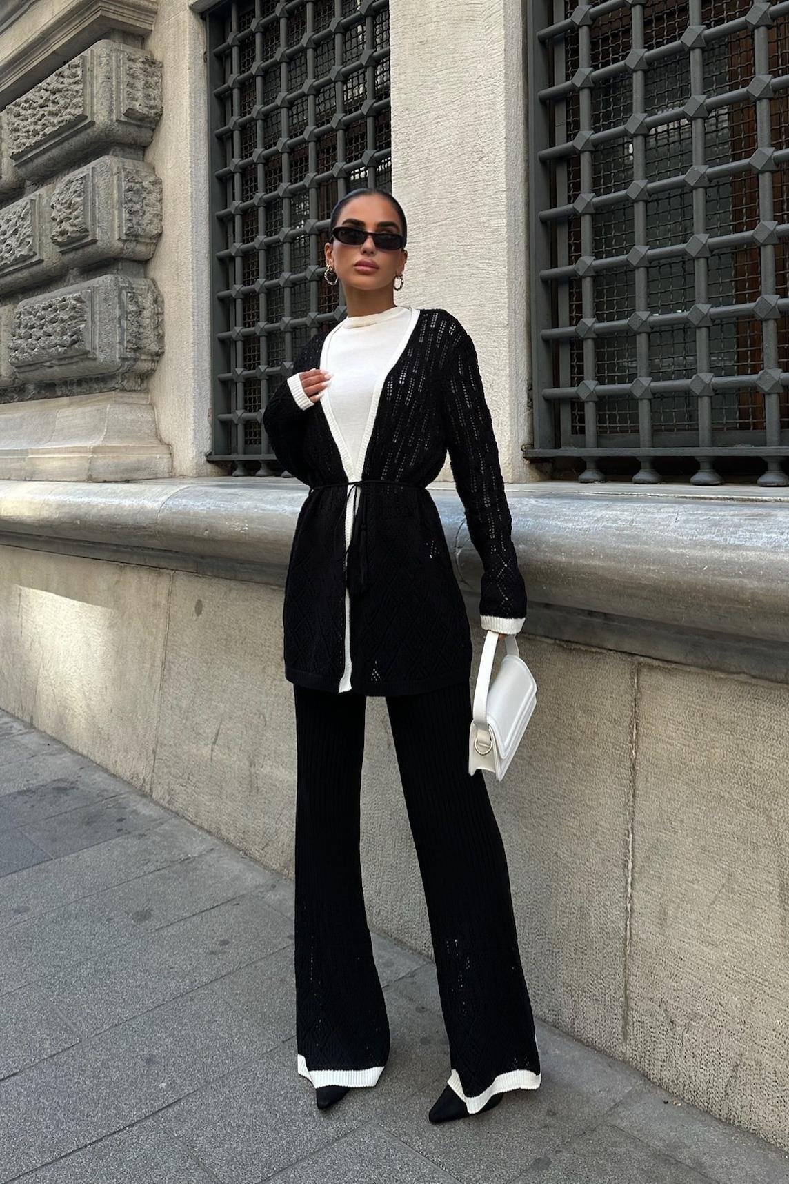 Selvia Ajurlu Biyeli Pantolon Takım 9957 R1-I-K5