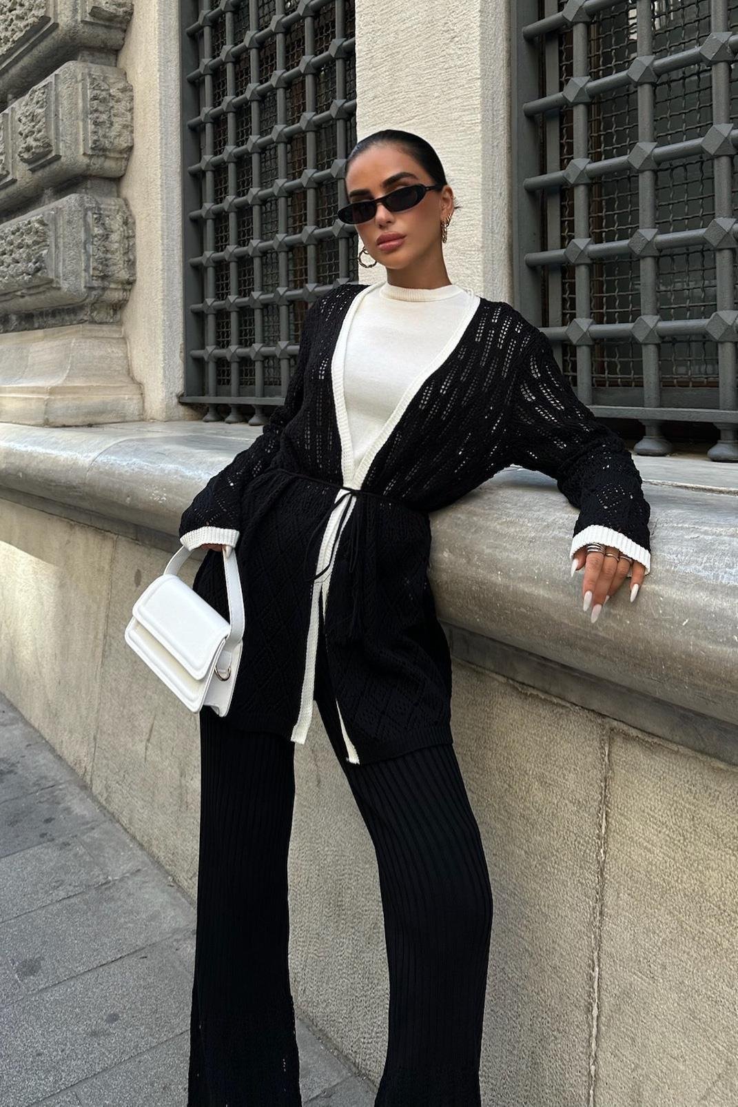 Selvia Ajurlu Biyeli Pantolon Takım 9957 R1-I-K5