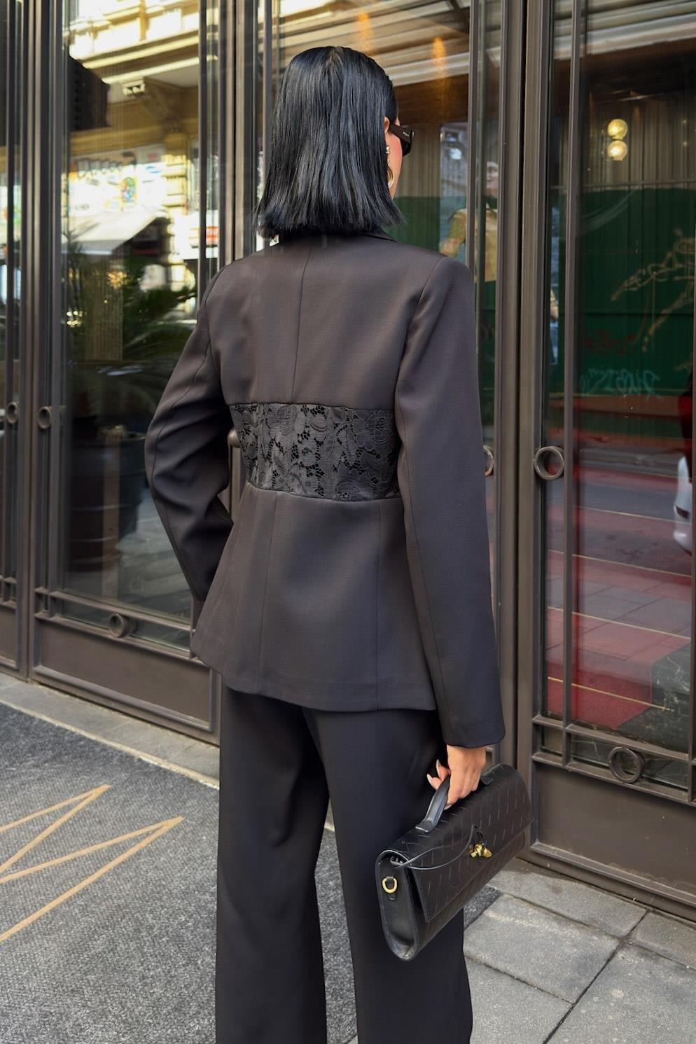 Sırt Dantel Detay Premium Takım Elbise 10031 R8-C-K1