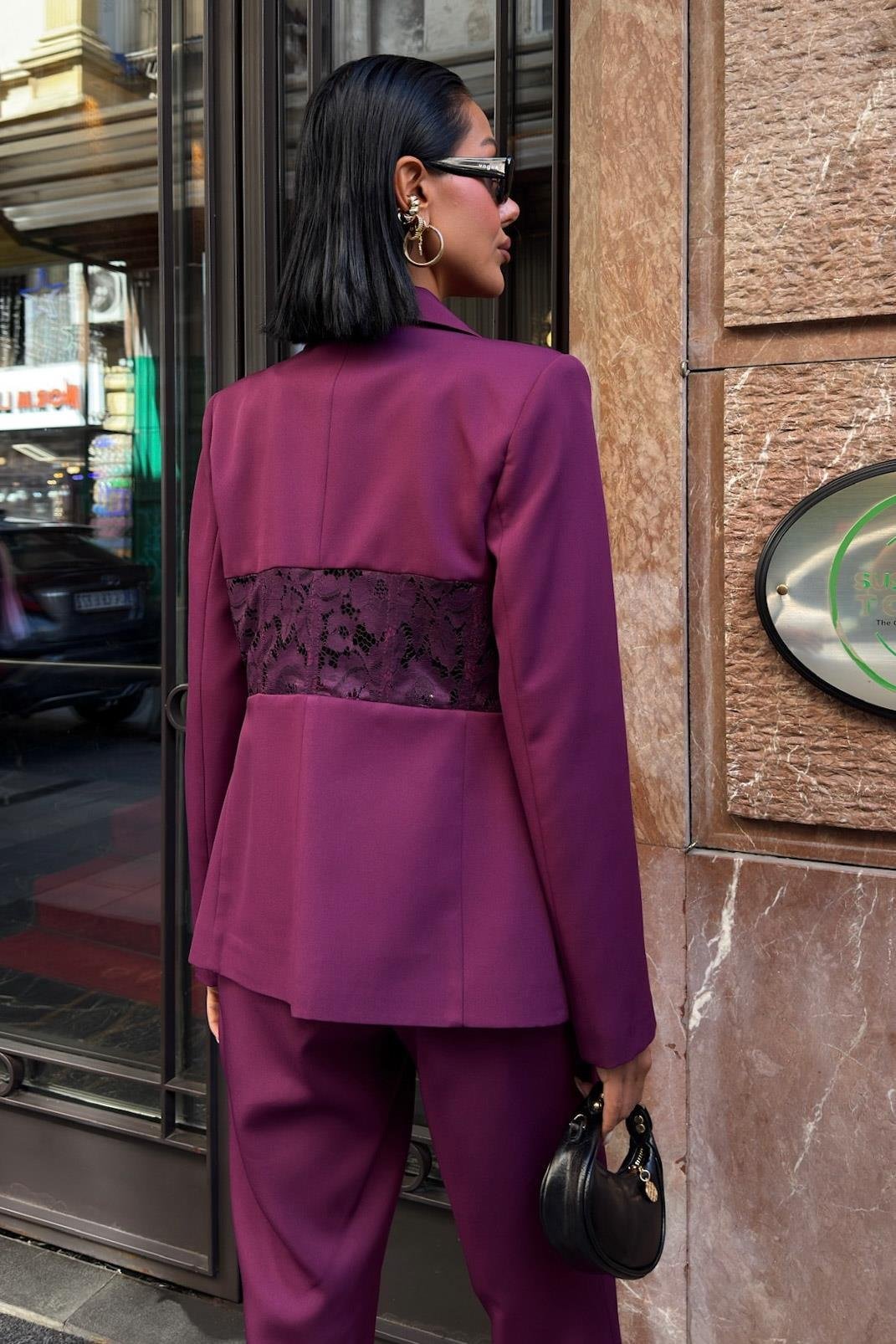 Sırt Dantel Detay Premium Takım Elbise 10031 R8-C-K1