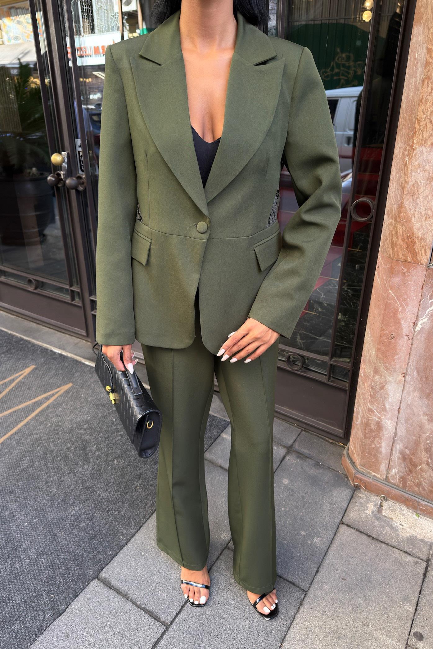 Sırt Dantel Detay Premium Takım Elbise 10031 R8-C-K1