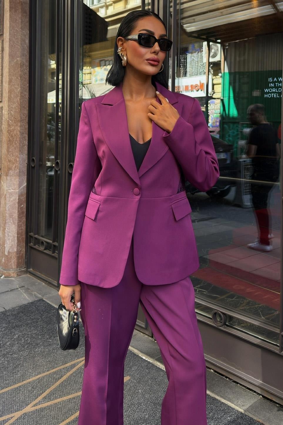 Sırt Dantel Detay Premium Takım Elbise 10031 R8-C-K1