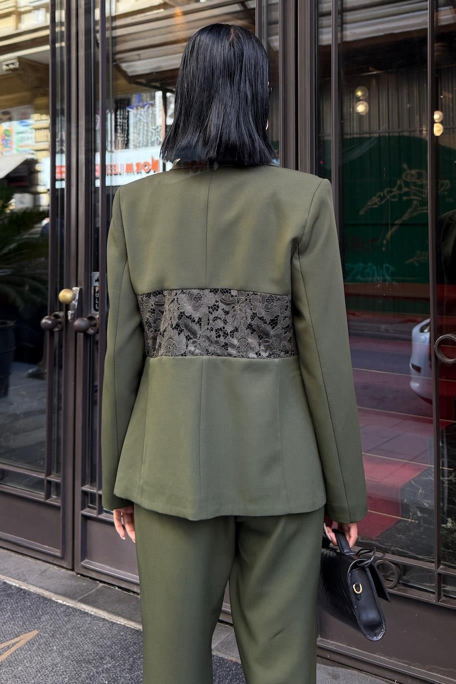 Sırt Dantel Detay Premium Takım Elbise 10031 R8-C-K1