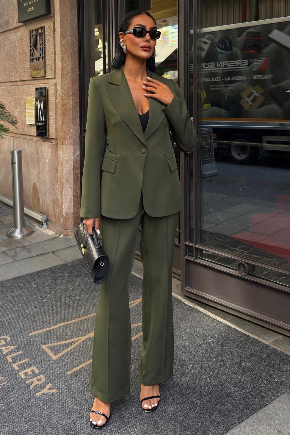 Sırt Dantel Detay Premium Takım Elbise 10031 R8-C-K1