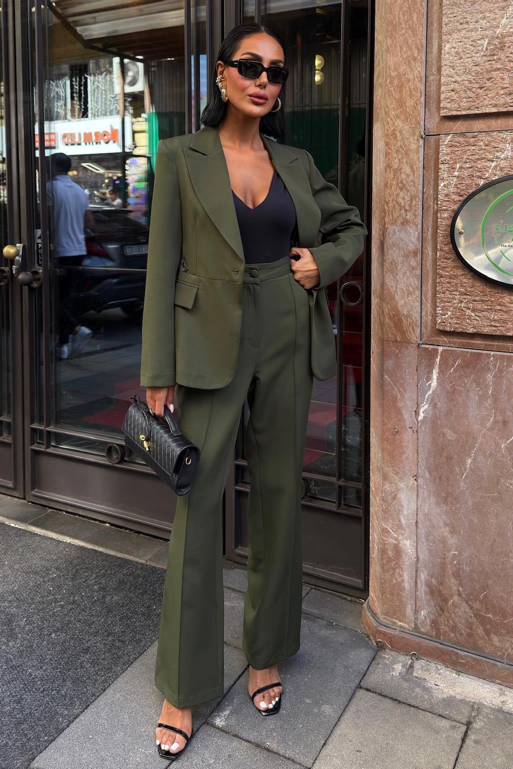 Sırt Dantel Detay Premium Takım Elbise 10031 R8-C-K1