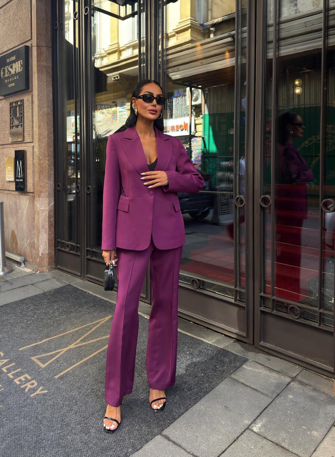 Sırt Dantel Detay Premium Takım Elbise 10031 R8-C-K1