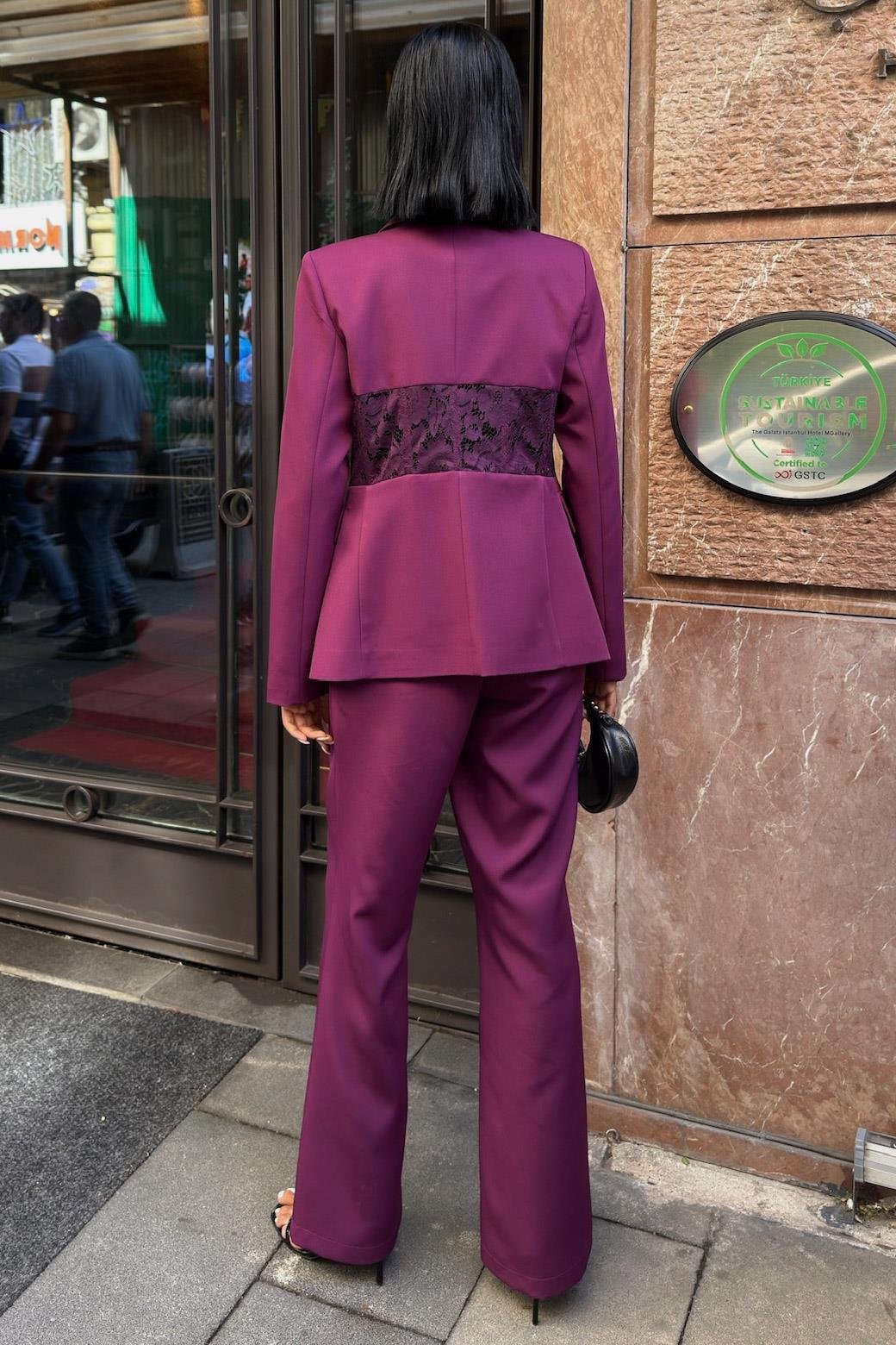 Sırt Dantel Detay Premium Takım Elbise 10031 R8-C-K1