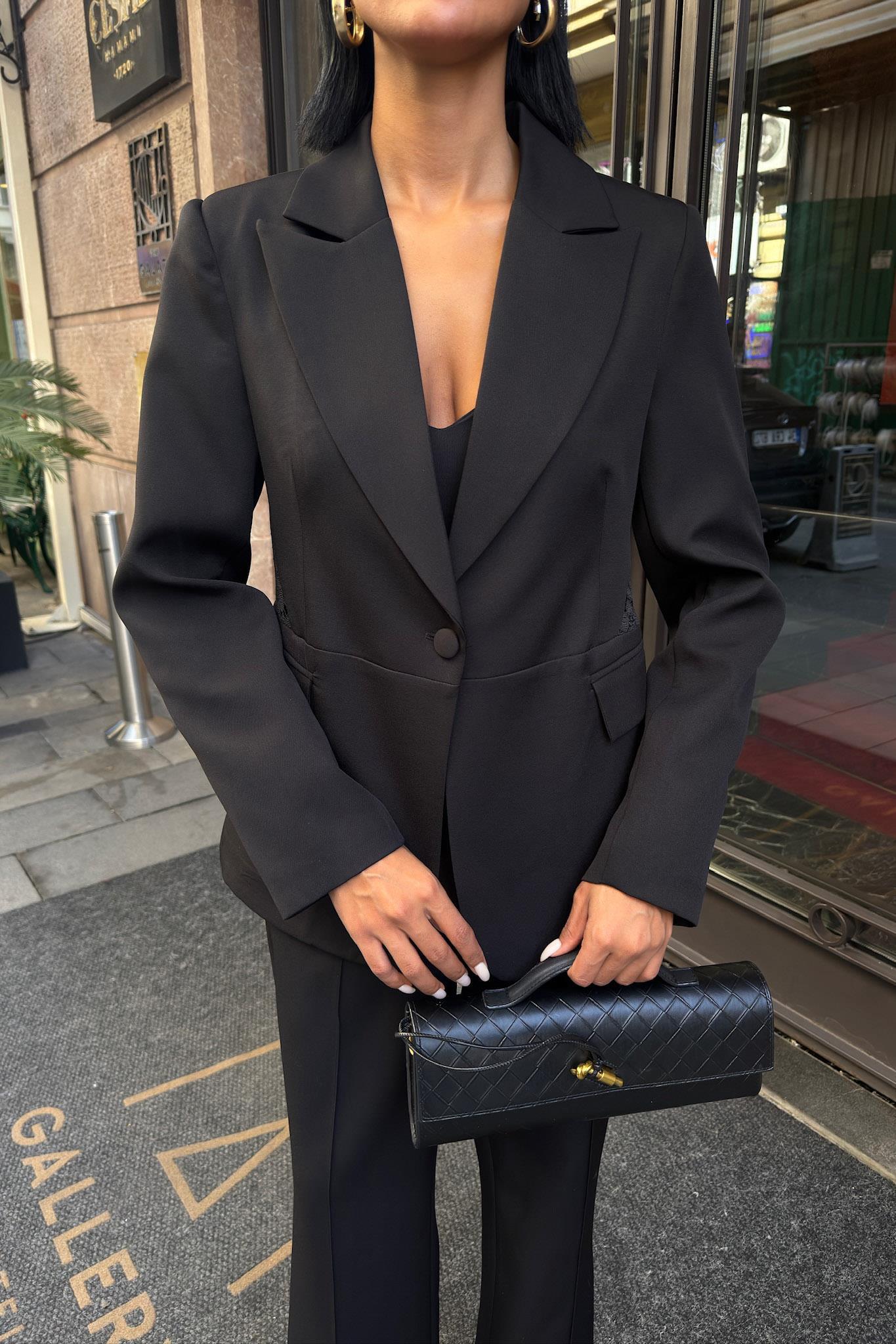 Sırt Dantel Detay Premium Takım Elbise 10031 R8-C-K1