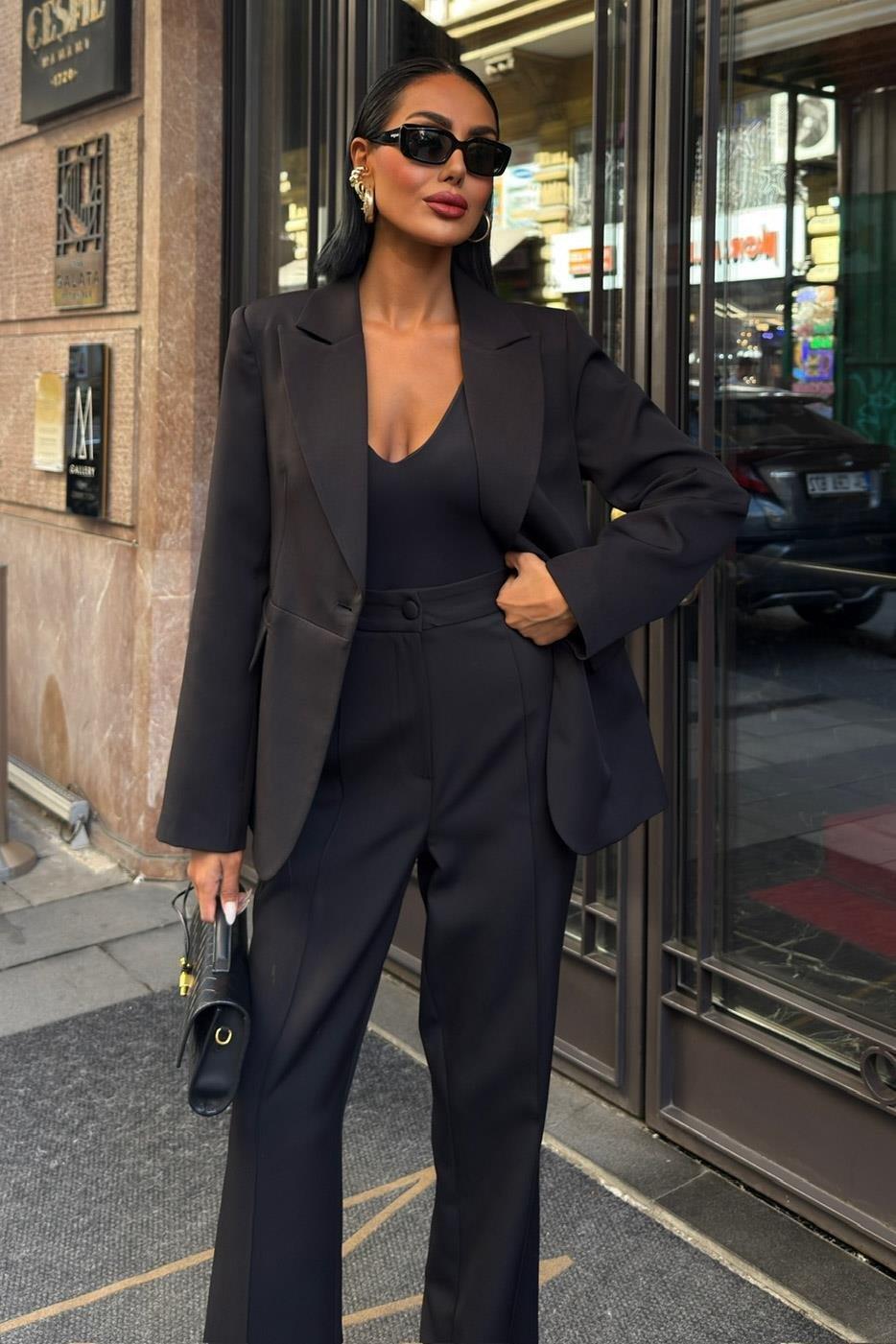 Sırt Dantel Detay Premium Takım Elbise 10031 R8-C-K1