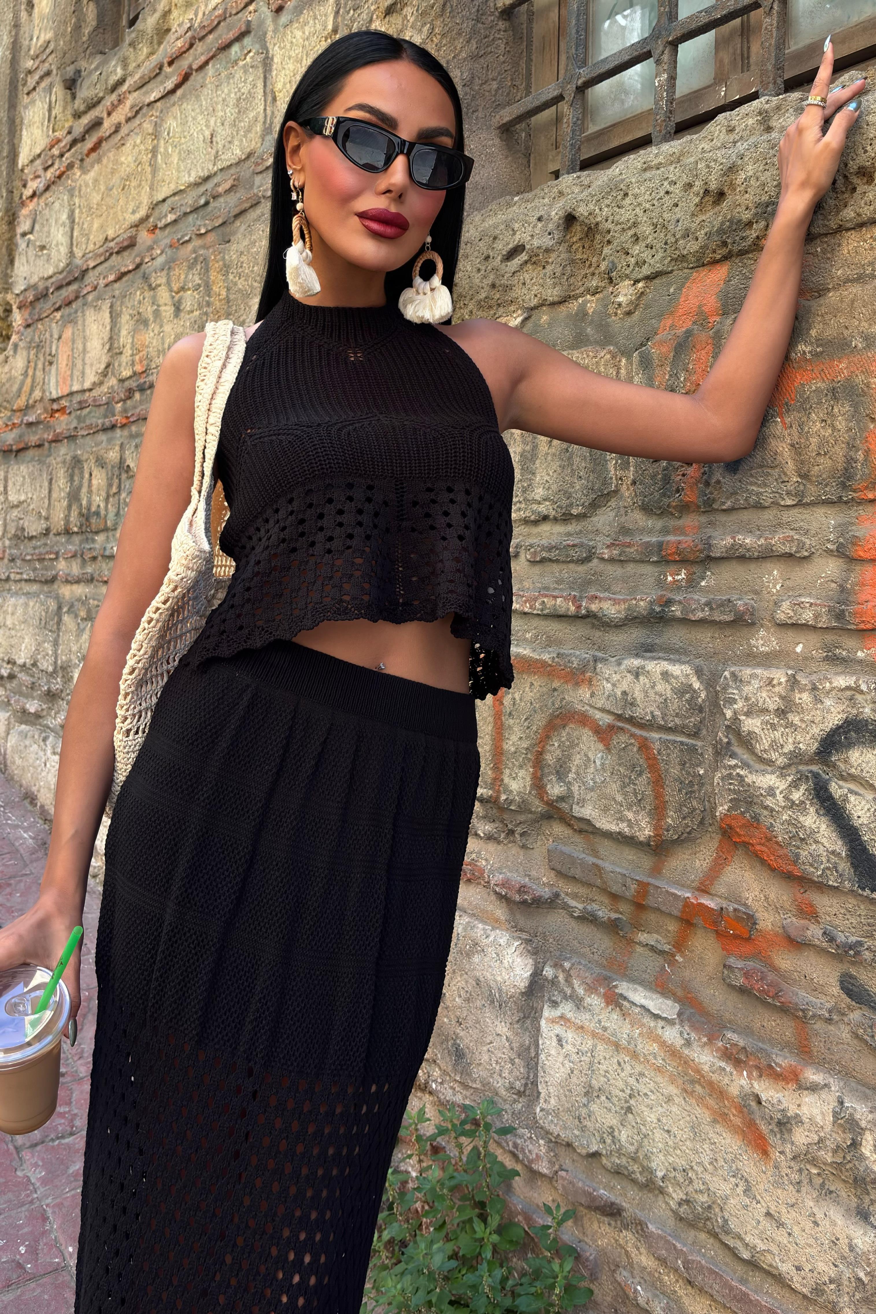 Sırt Dekolteli Ajurlu Takım 10083-025 R2-H-K5