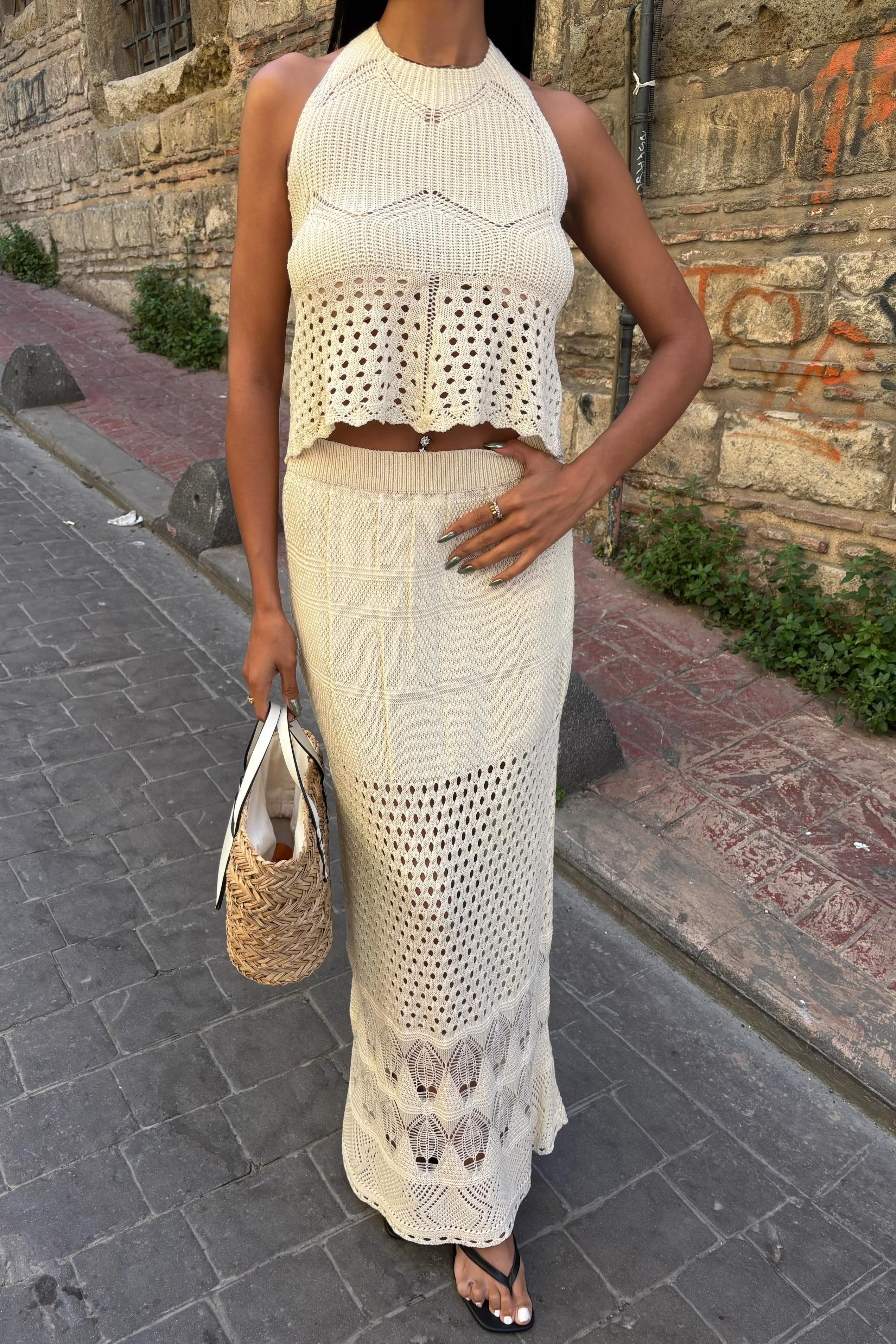 Sırt Dekolteli Ajurlu Takım 10083-025 R2-H-K5