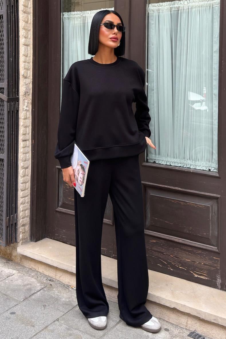 Sırtı Aksesuar Dekolteli Modal Takım 10253 R5-A-K1