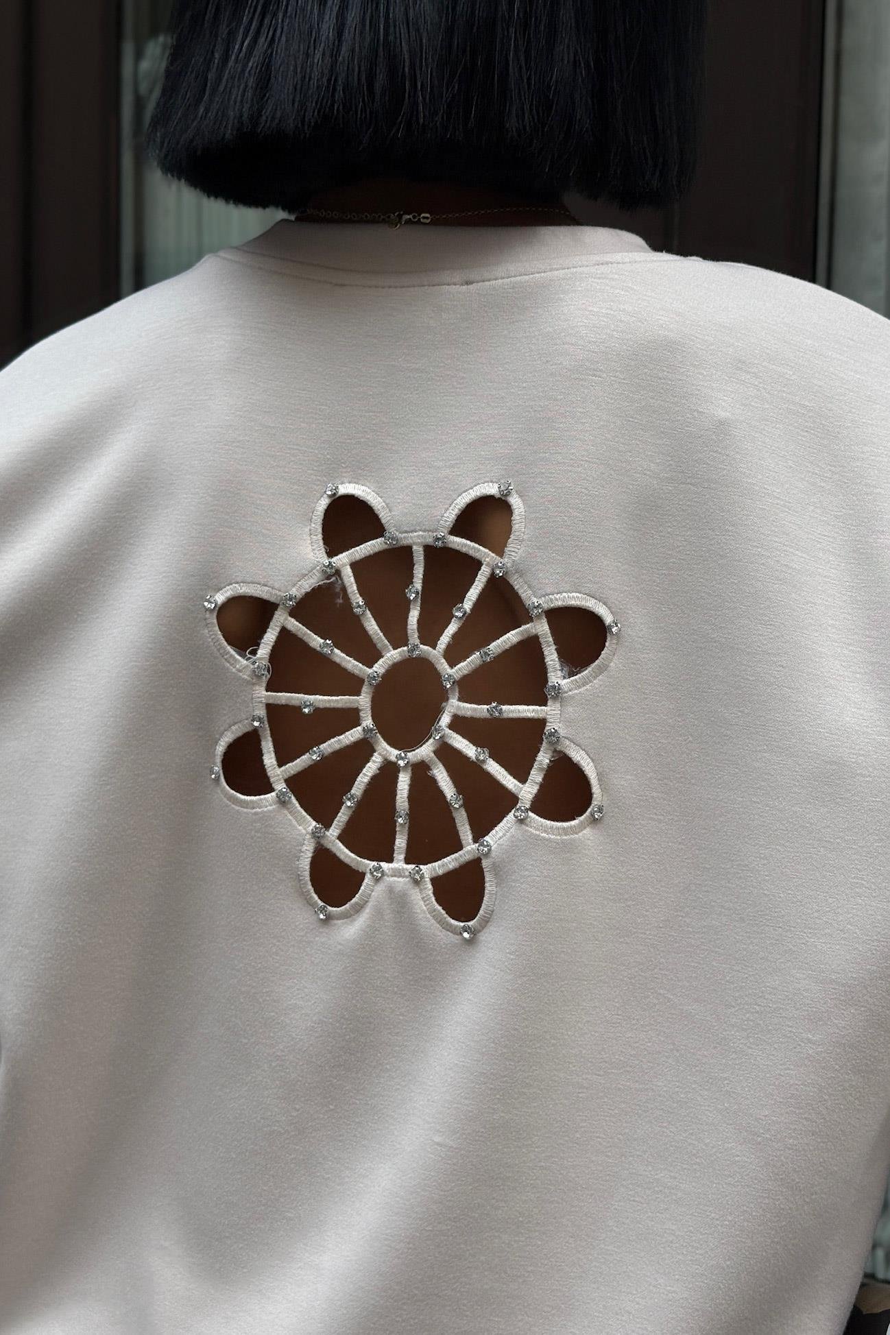 Sırtı Aksesuar Dekolteli Modal Takım 10253 R5-A-K1