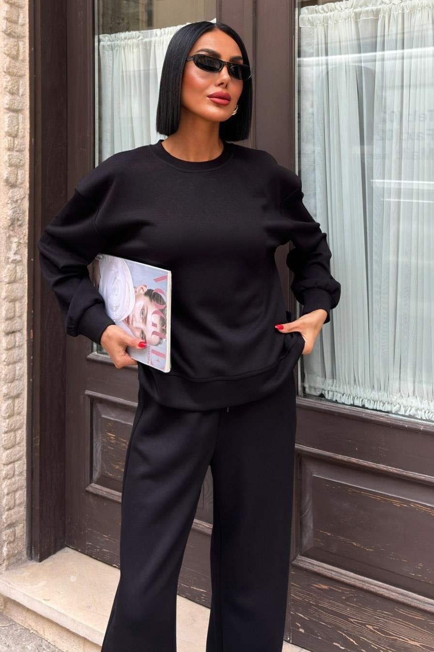 Sırtı Aksesuar Dekolteli Modal Takım 10253 R5-A-K1