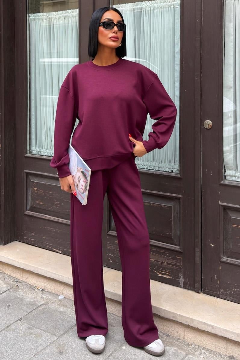 Sırtı Aksesuar Dekolteli Modal Takım 10253 R5-A-K1