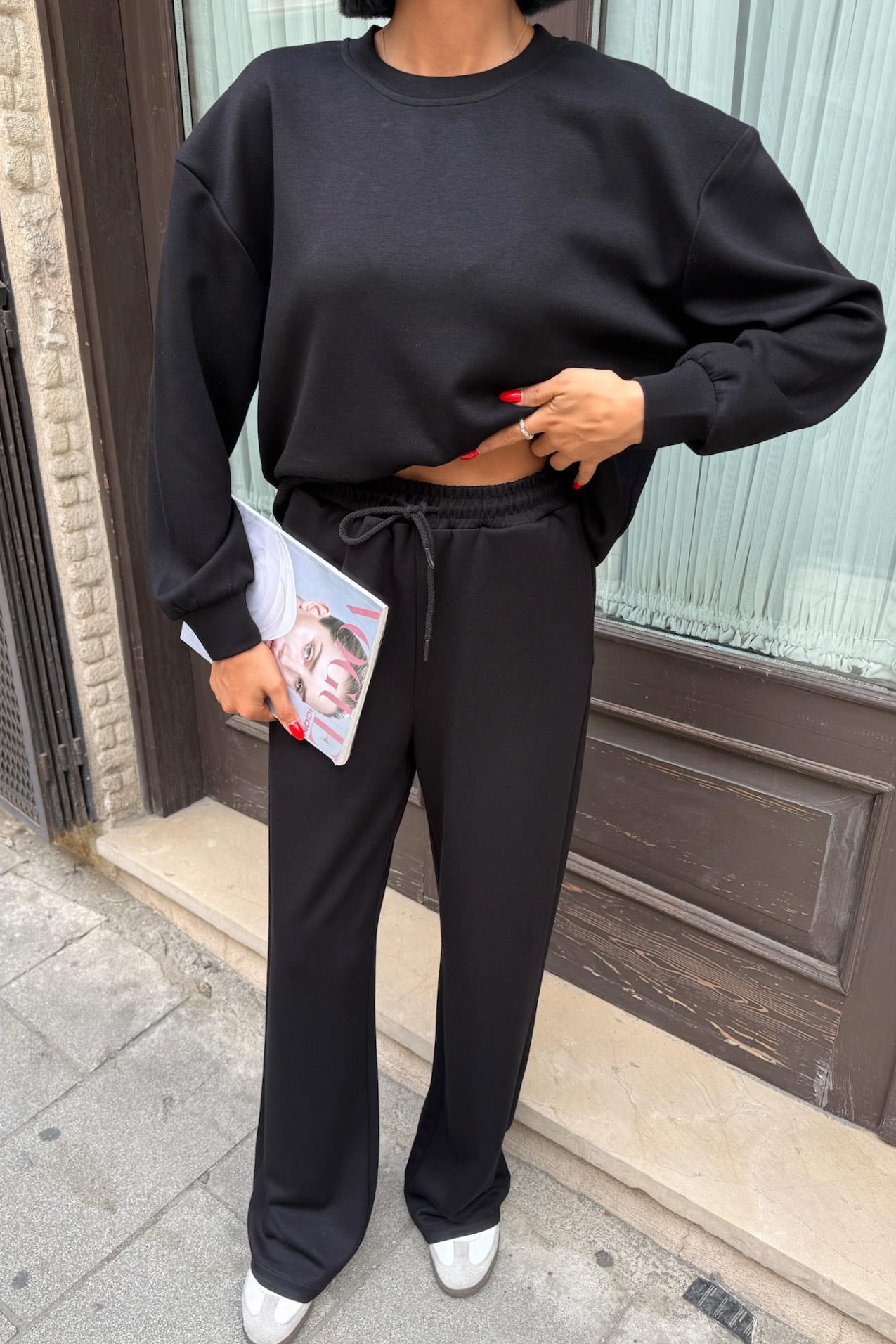 Sırtı Aksesuar Dekolteli Modal Takım 10253 R5-A-K1