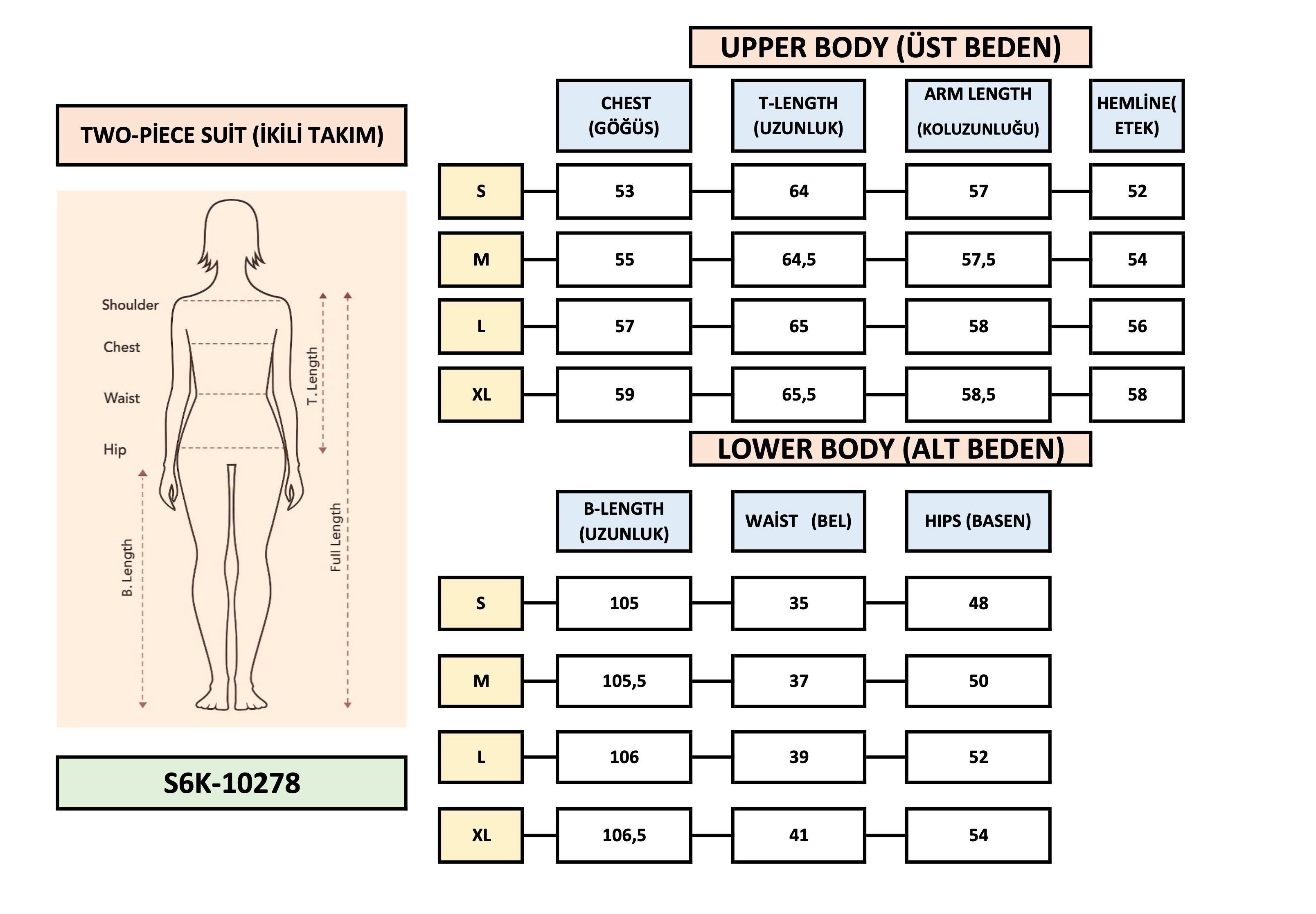Taş Detaylı Denim Takım – Oversize Ceket 10278-08