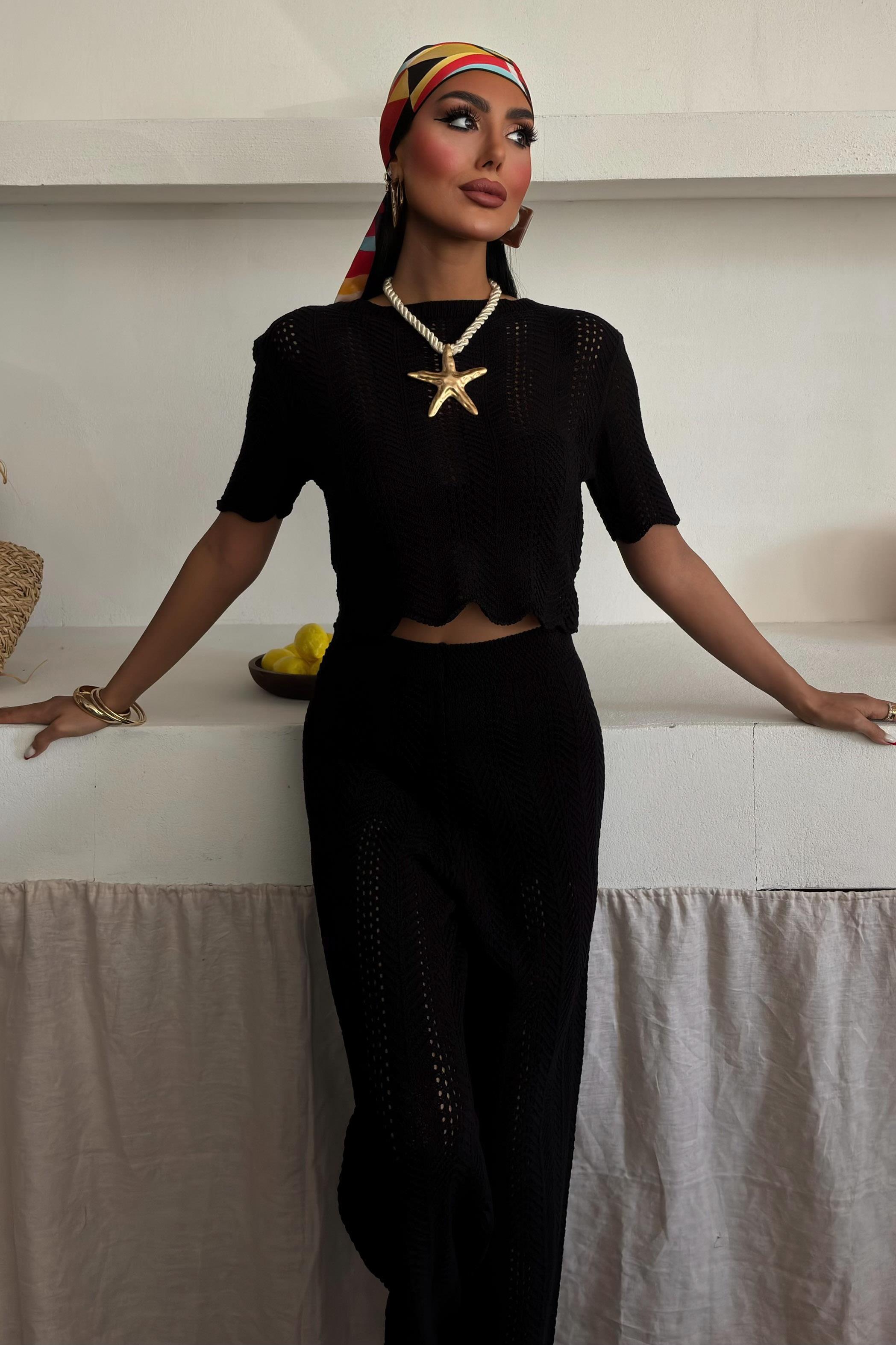 Triko Bluz Pantolon İkili Takım 10084-025 R4-K-K3