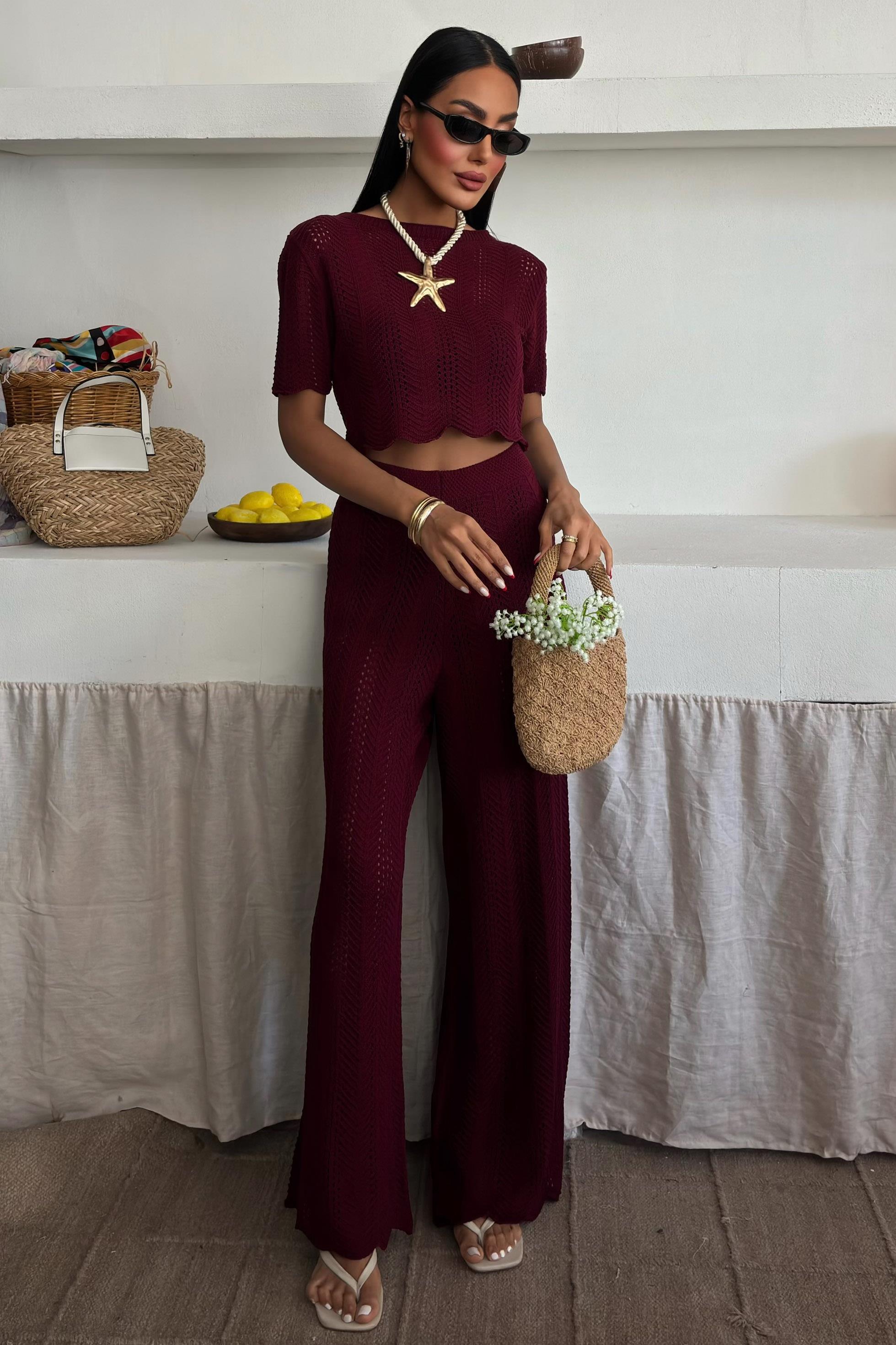 Triko Bluz Pantolon İkili Takım 10084-025 R4-K-K3