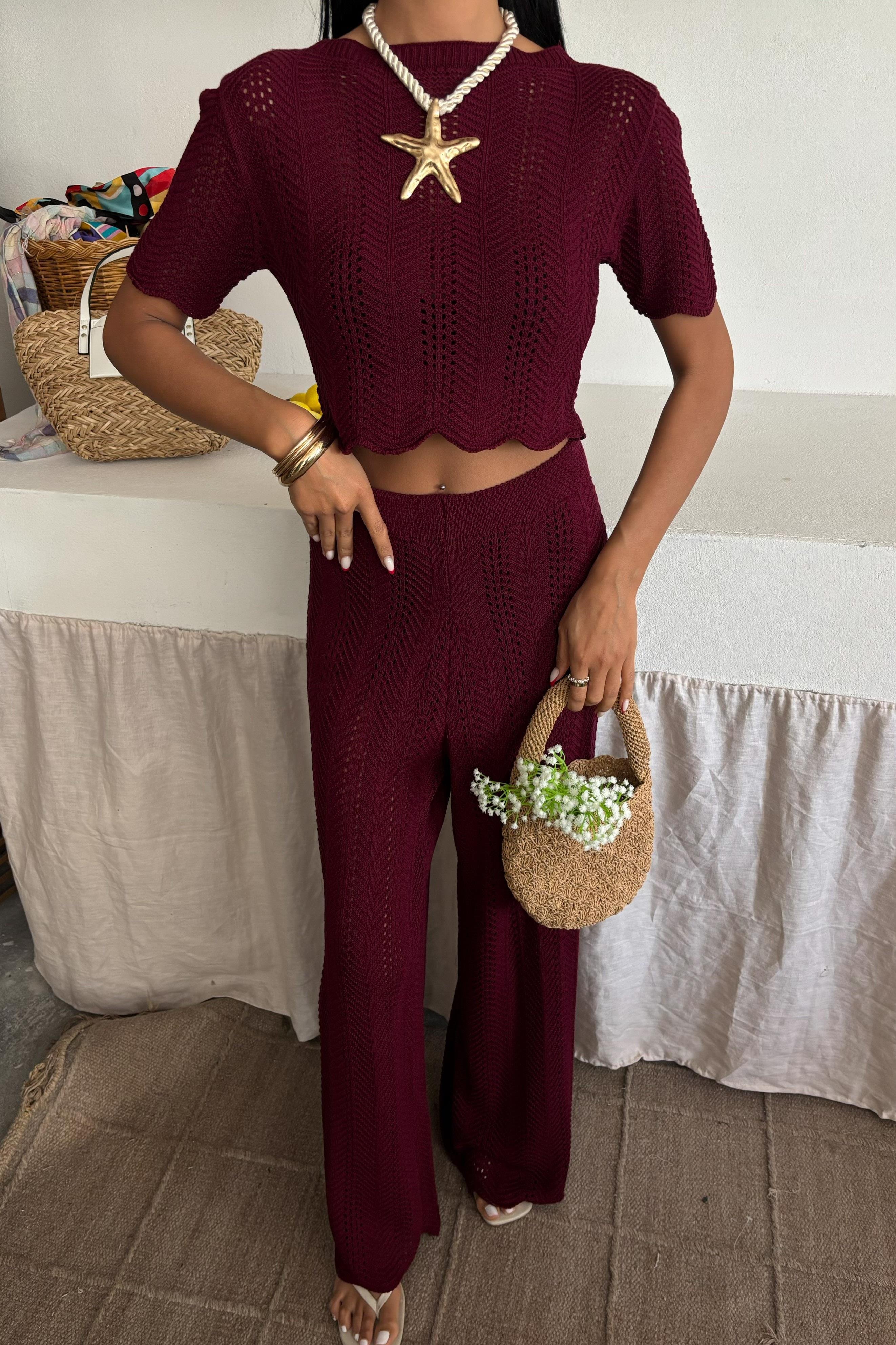 Triko Bluz Pantolon İkili Takım 10084-025 R4-K-K3