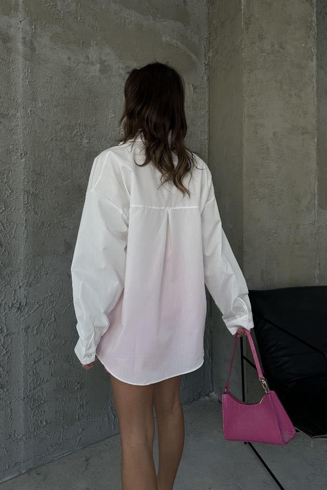 Ursula  İnci Detaylı Gömlek 3317-08