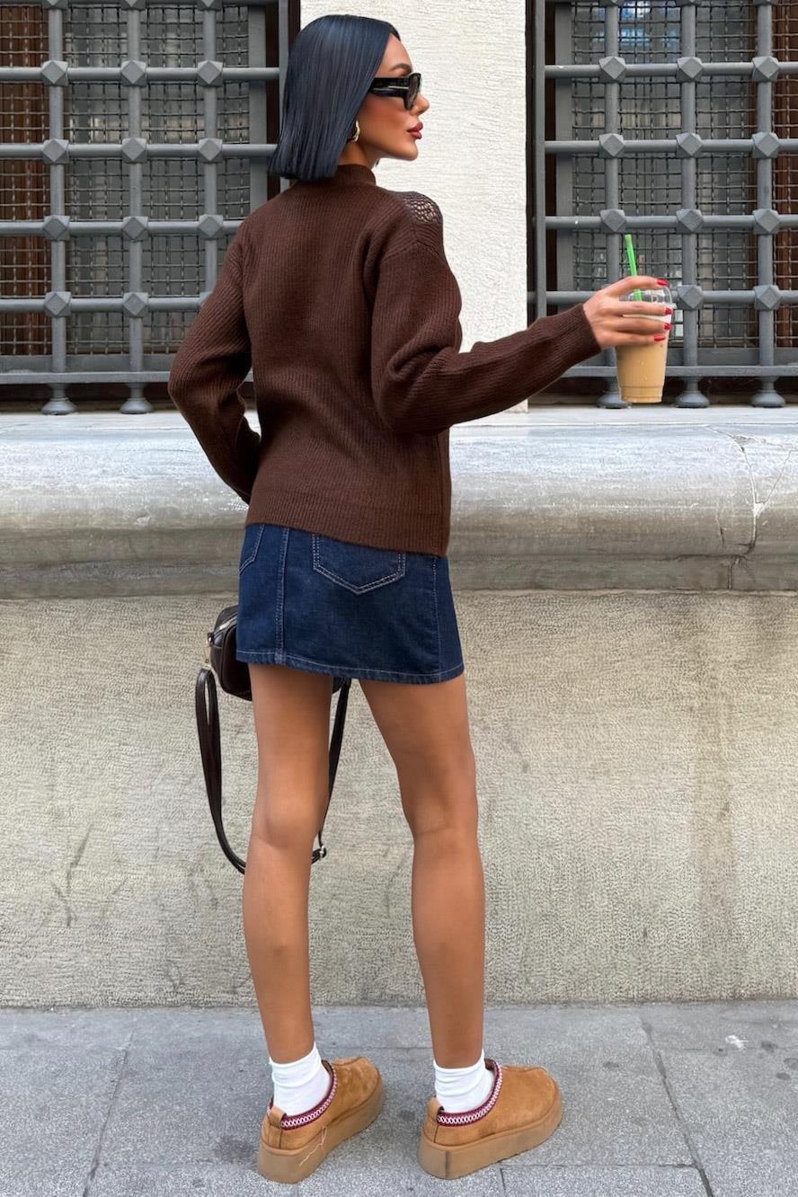 V Ajurlu Triko Kazak 1368 R1-D-K1