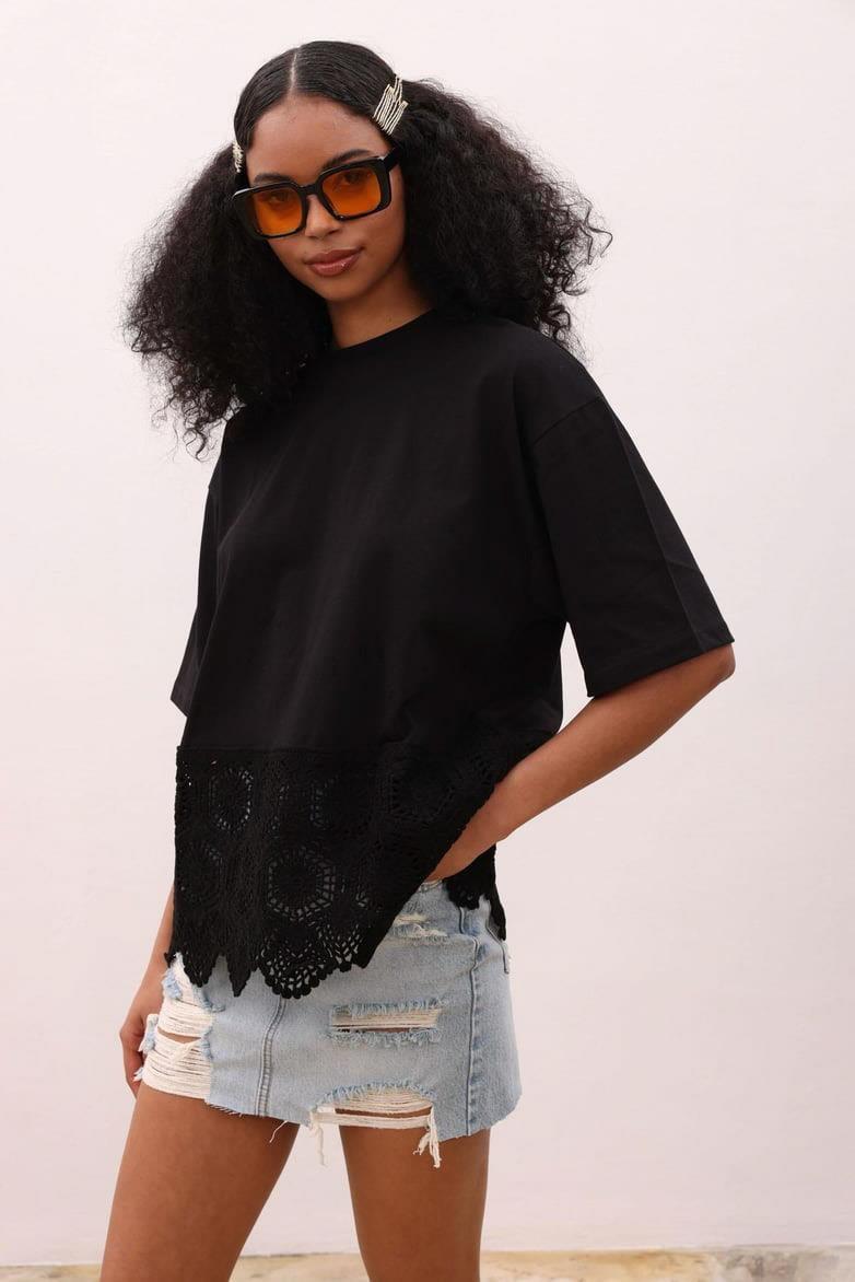 Veronica Brodeli Tişört 8020-8