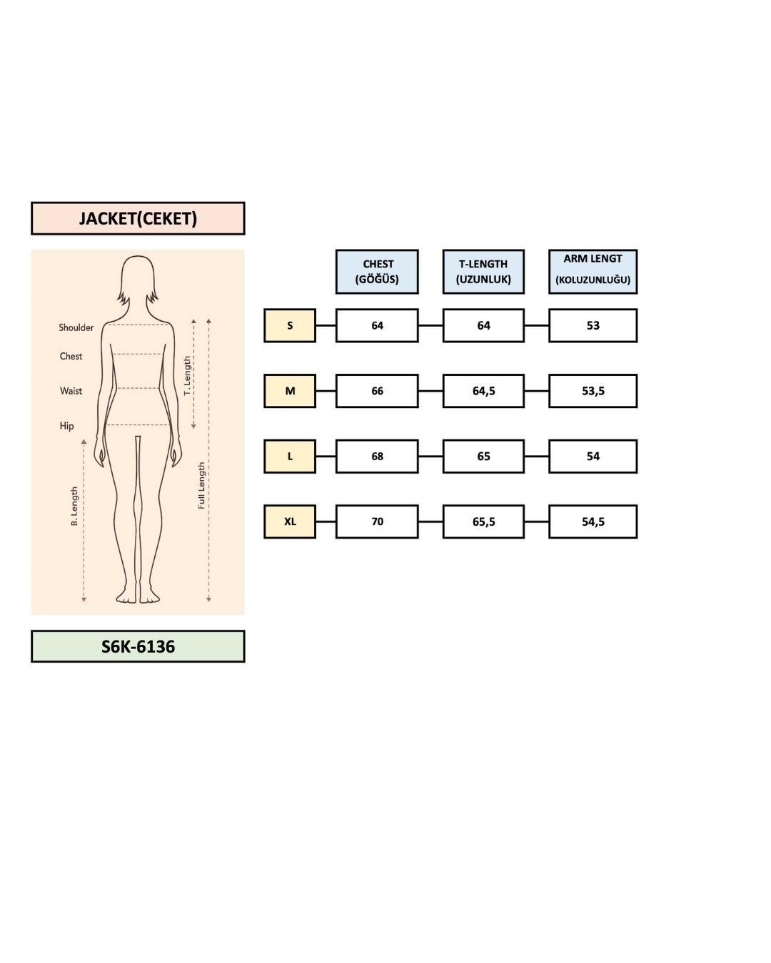 Yakası Kürklü Parka Bomber Ceket 6136