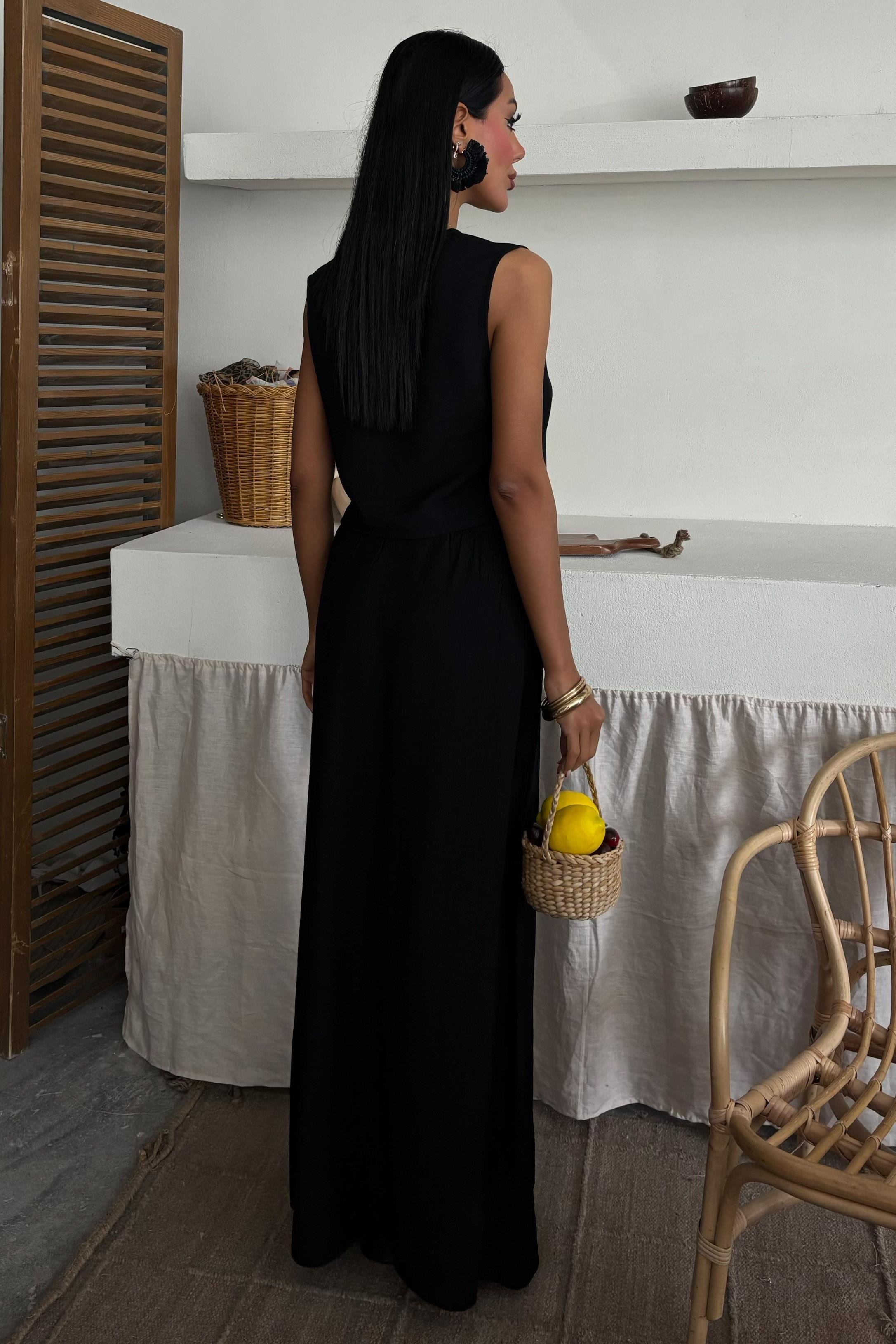 Yelek Önden Bağlamalı Uzun Etekli Takım 10192 R6-D-K3