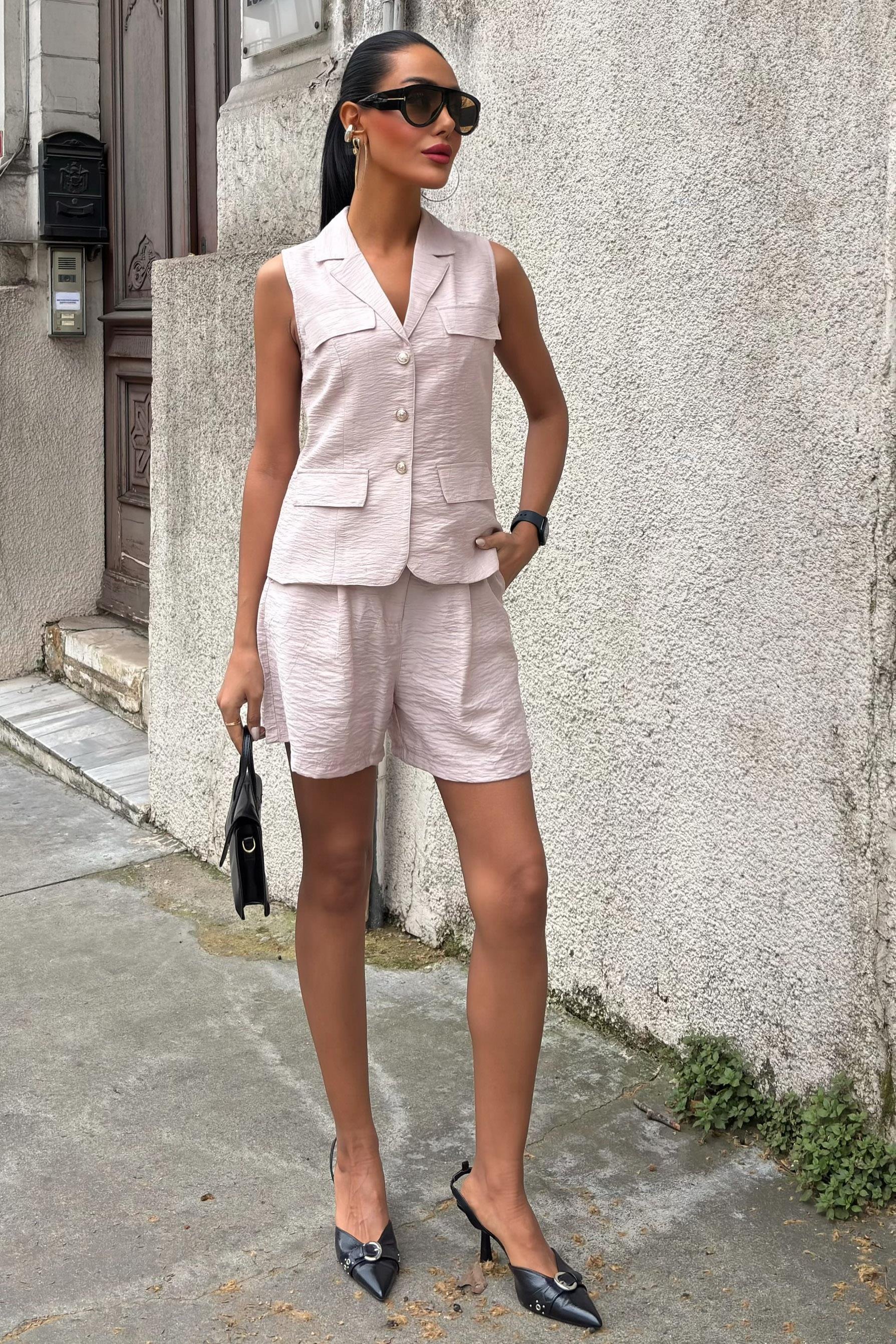 Yelek Şort Viscon Takım 10156-17 R8-I-K4