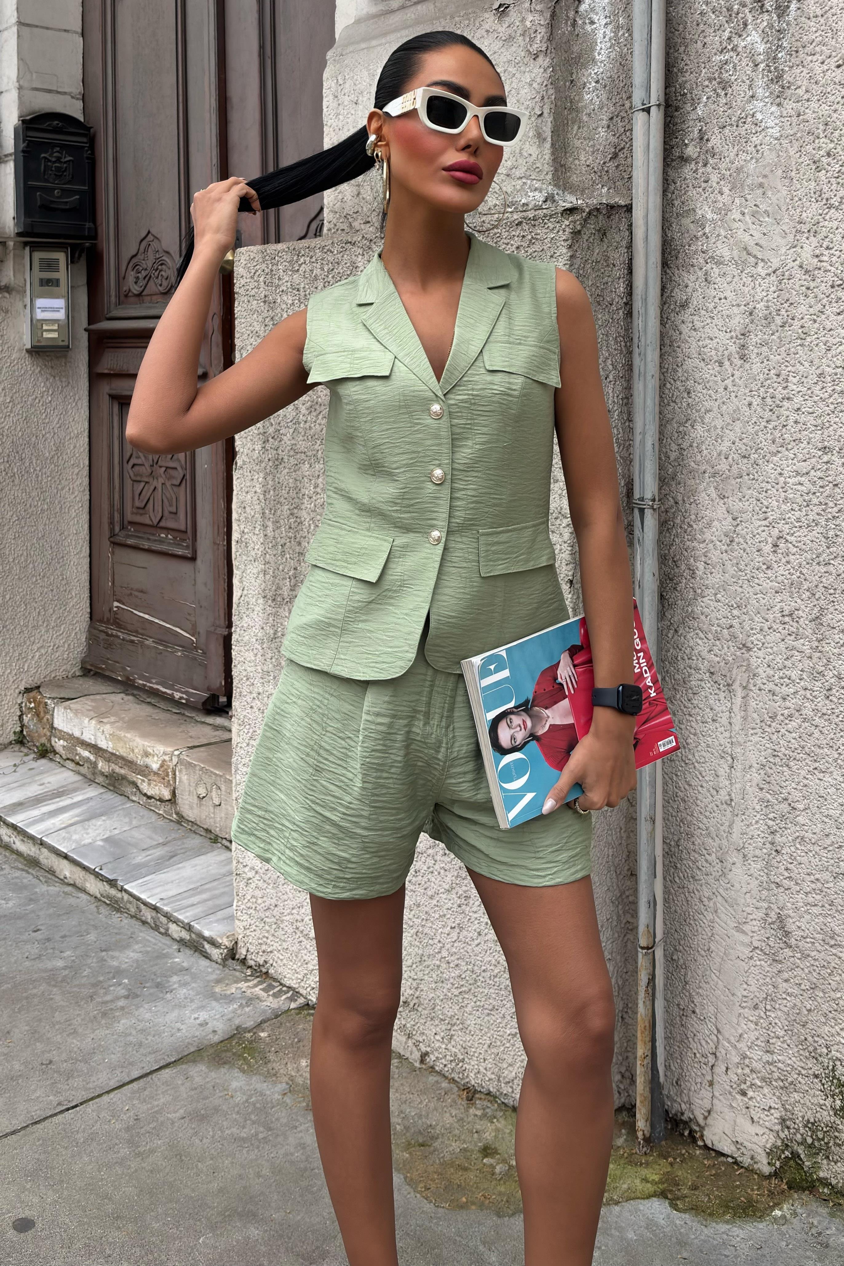 Yelek Şort Viscon Takım 10156-17 R8-I-K4