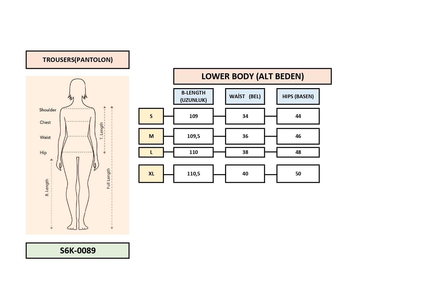 Zincir ve Düğme Detaylı İspanyol Pantolon 0089 R7-D-K3