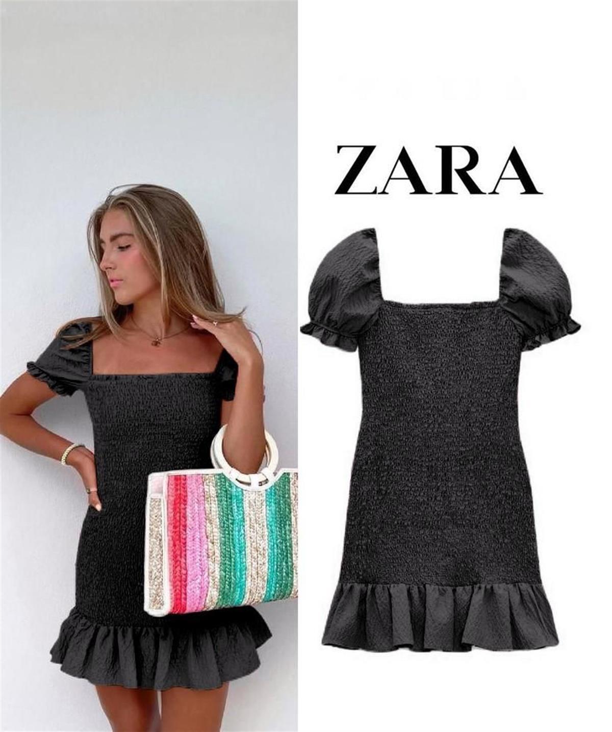 Zr model full gipeli elbise - SİYAH
