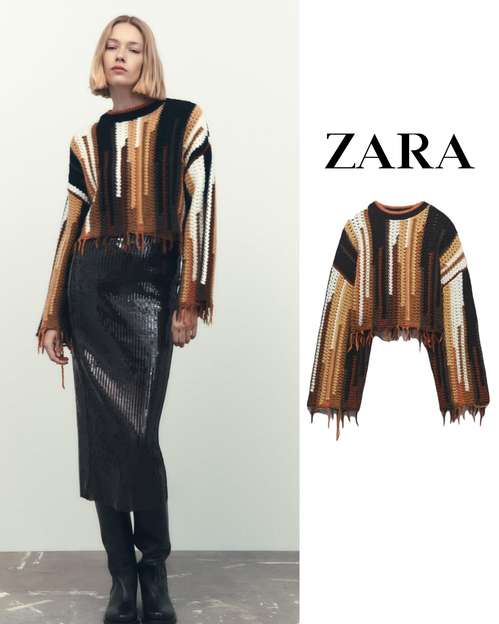 Zr model renkli crop triko - MULTİ