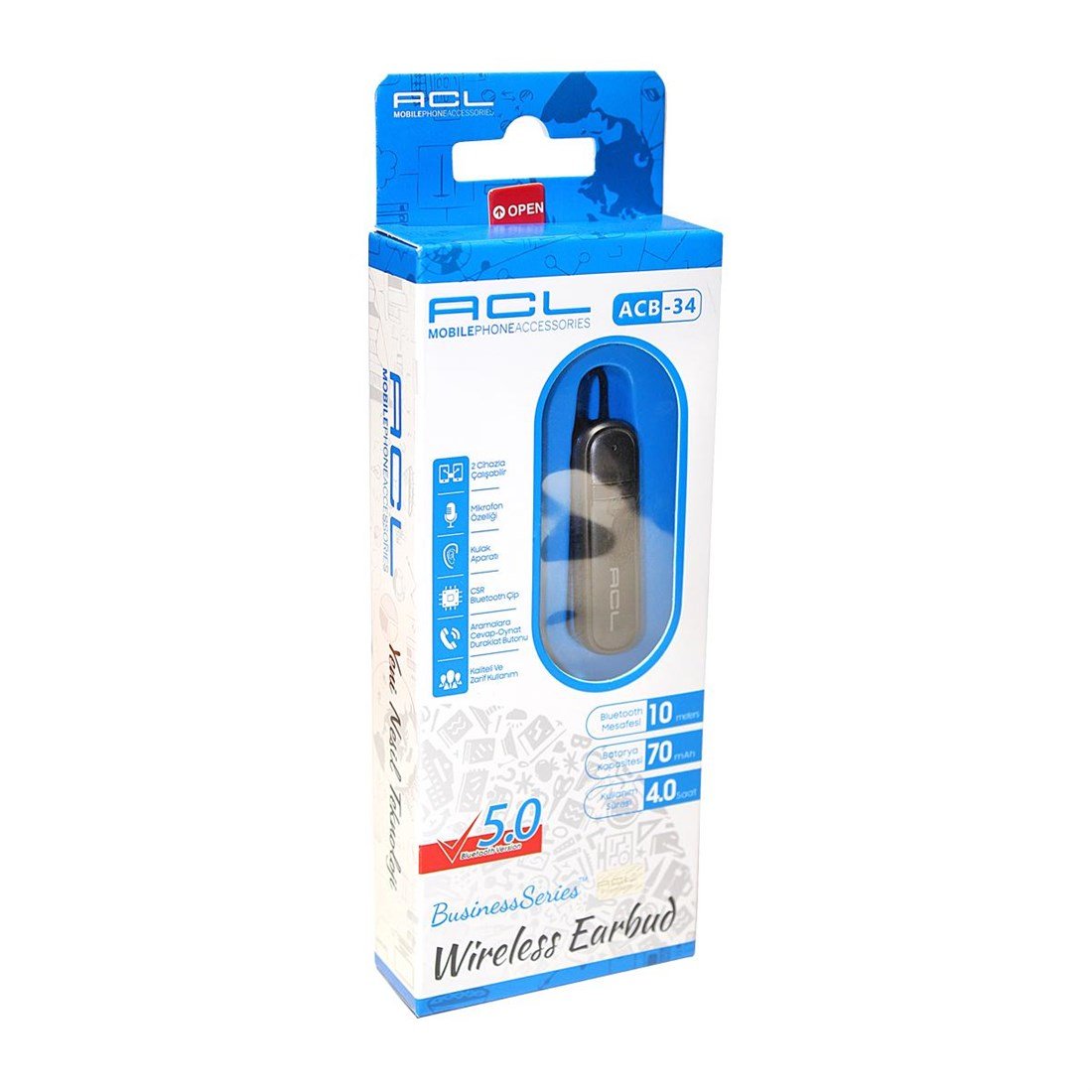 Acl ACB-34 Bluetooth Earphone Kulaklık - Elk-04983
