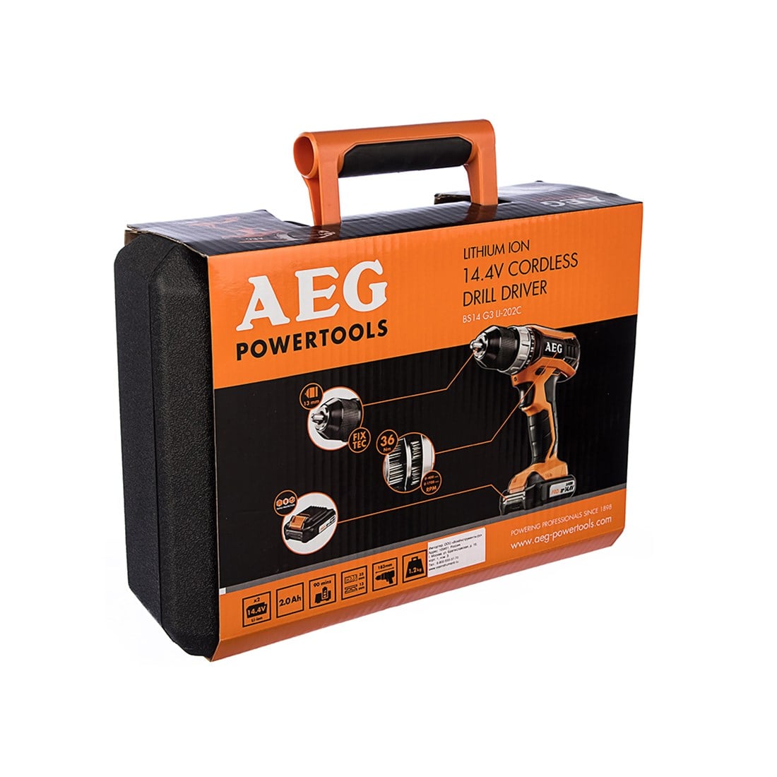 Aeg BS 14 G3 LI Çift Akülü Matkap (Lithium ion 14.4 V; 2.0 Ah) T4935451093
