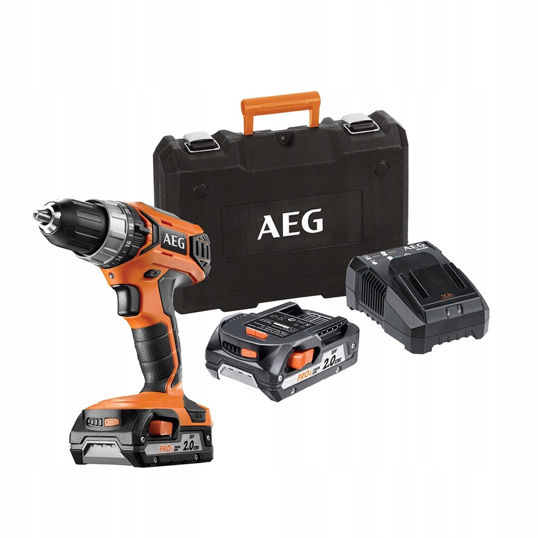 Aeg BSB18 G3 LI-202C Çift Akülü Darbeli Vidalama (Lithium ion 18 V;2,0 Ah) T4935464103