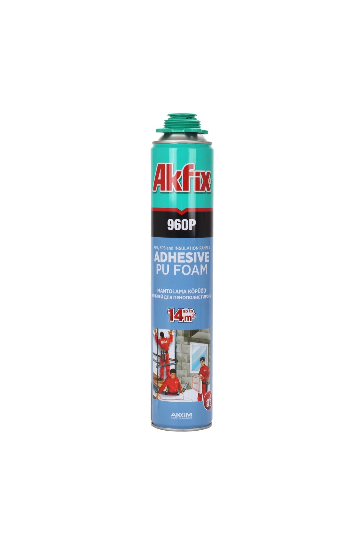 AKFİX FA009 PU TABANCALI MANTOLAMA KÖPÜĞÜ 900 GR.