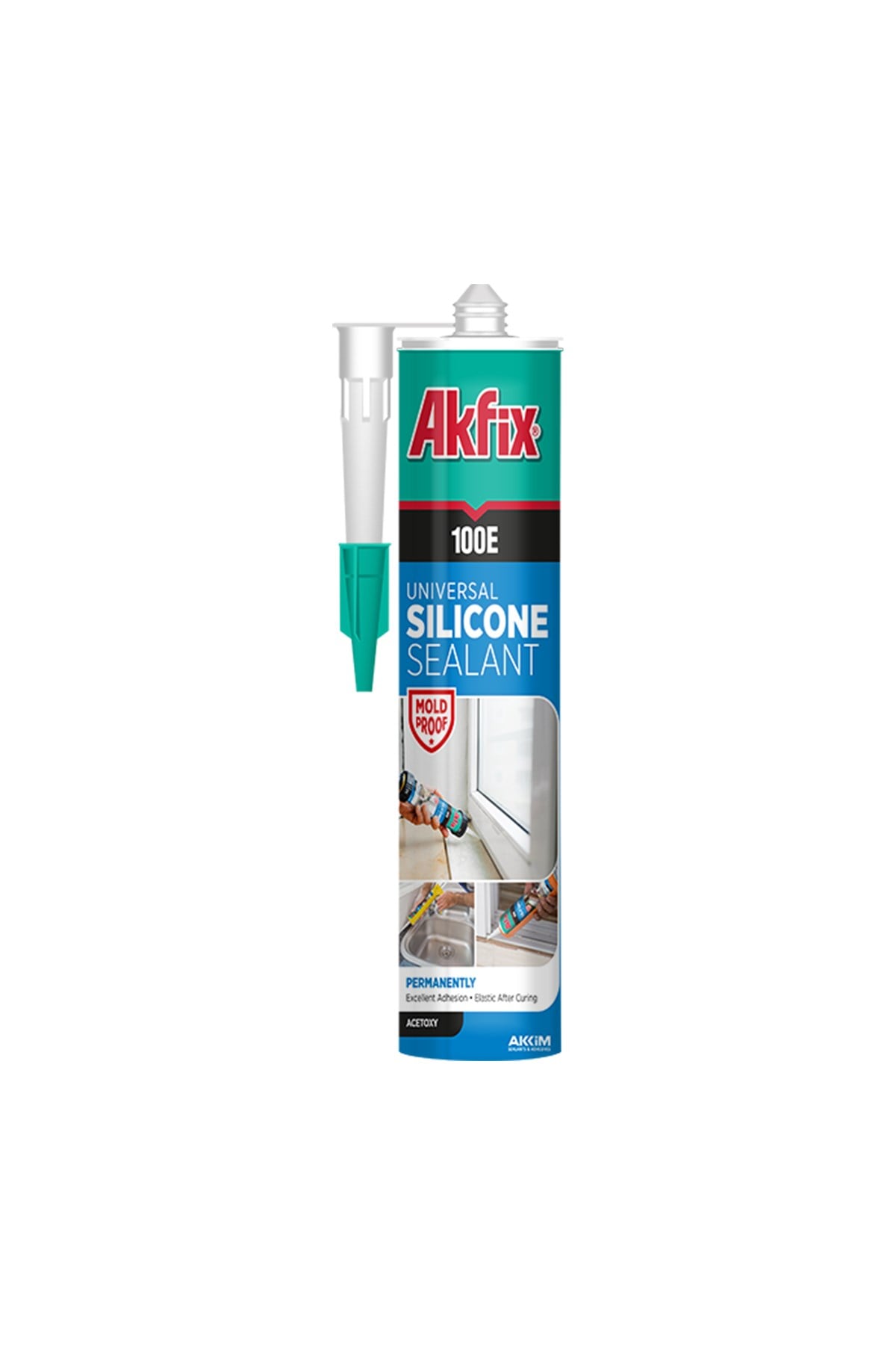 AKFİX SA048 SİLİKON 280 ML FİLDİŞİ