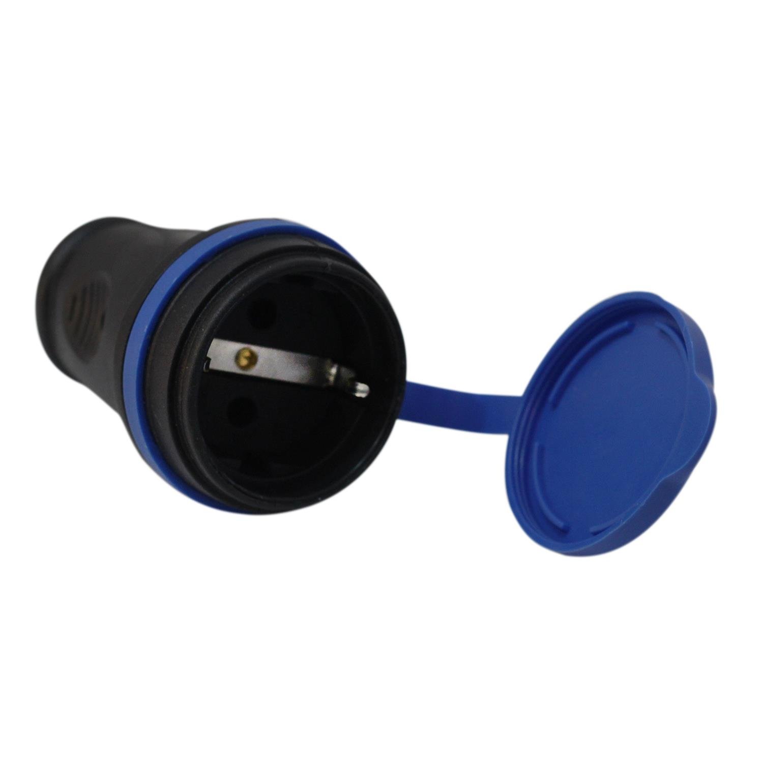 Asel ASL-VKM 400 04100 Monofaze Kauçuk 1*16A Topraklı Dişi Fiş - HRD-010943