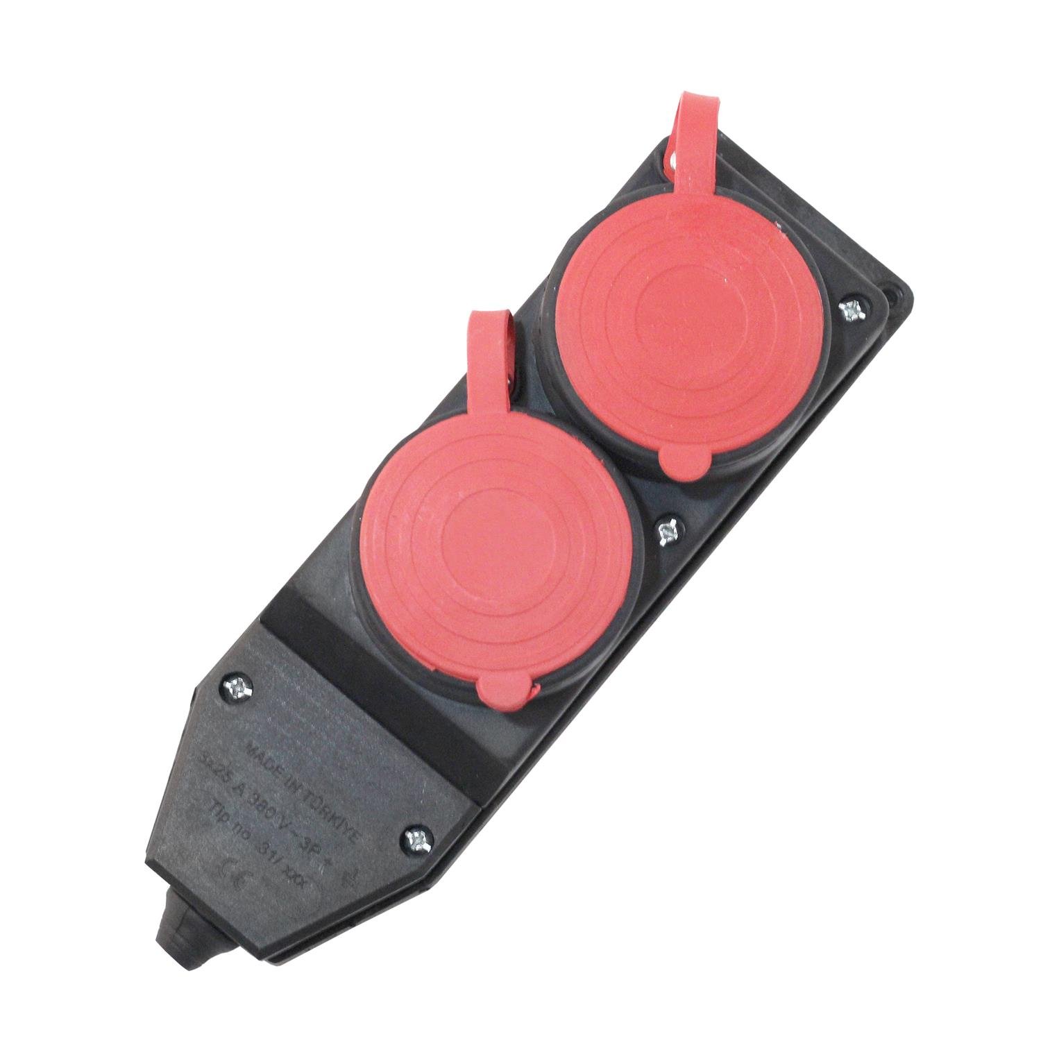 Asel Kauçuk Trifaze 2'Li Priz - Hrd-011392