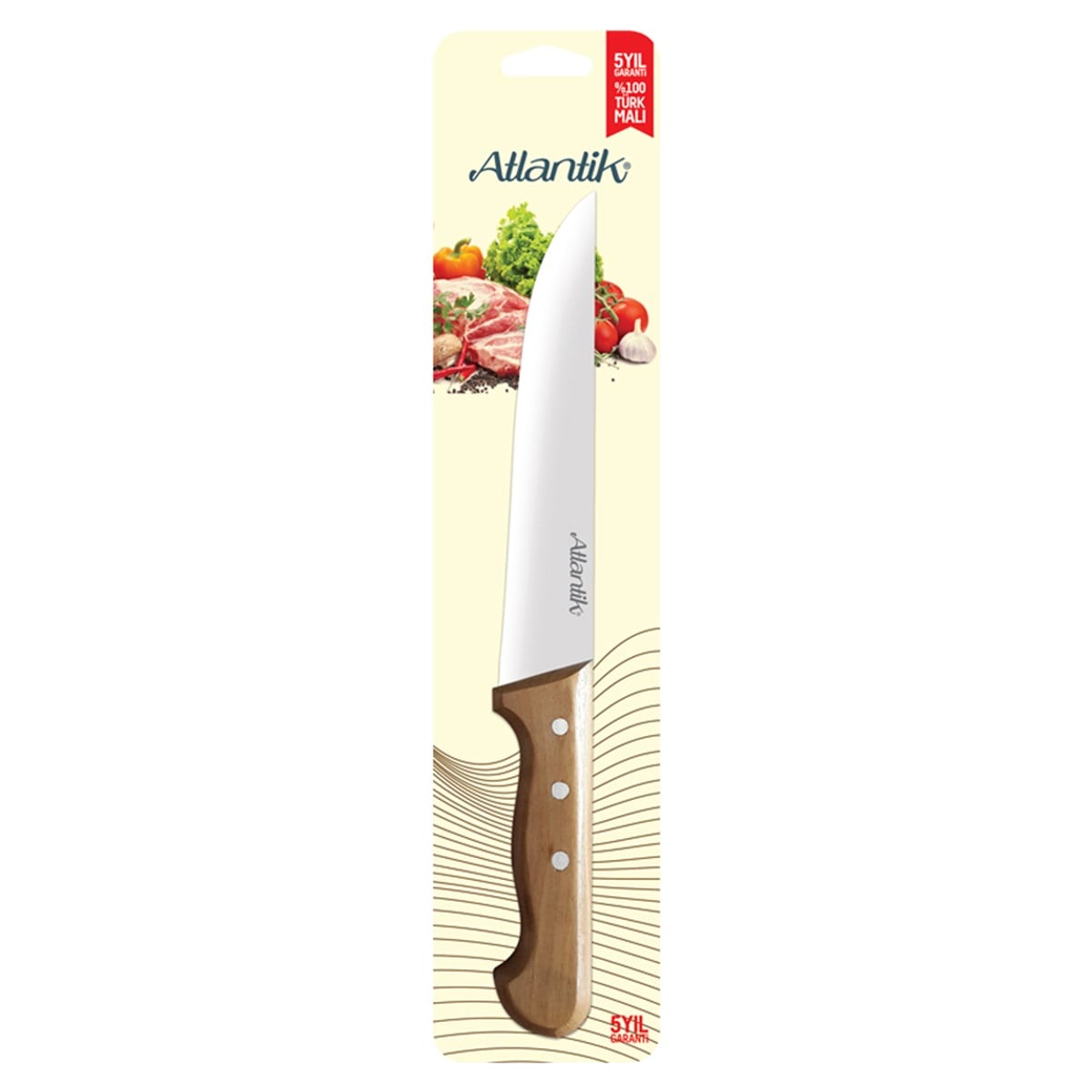 ATLANTİK CEVİZ SAPLI KURBAN BIÇAKGI NO:4 21CM 31014