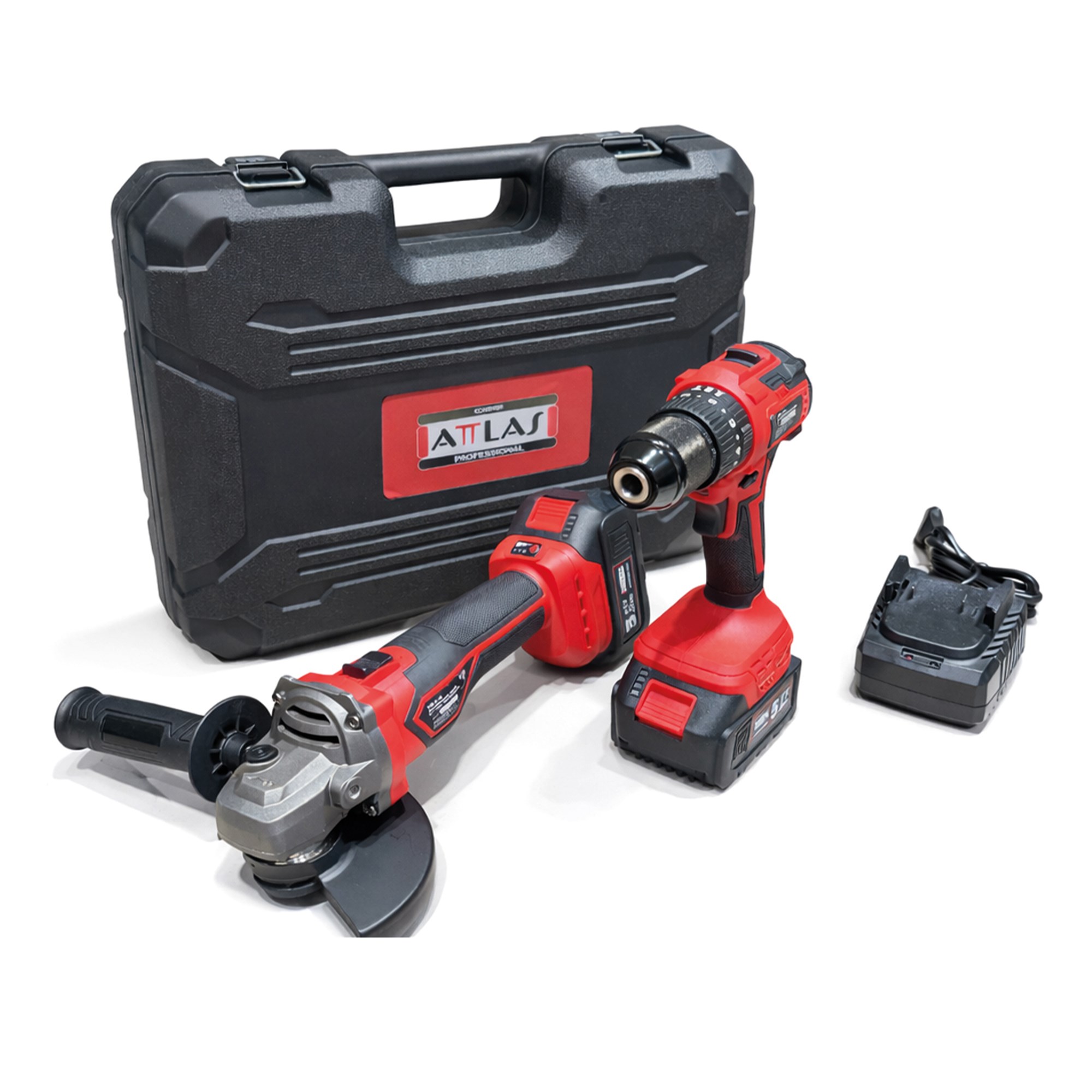 Attlas ATBL 21 2'Lİ Kömürsüz Set Akülü Matkap + Taşlama - A0104099