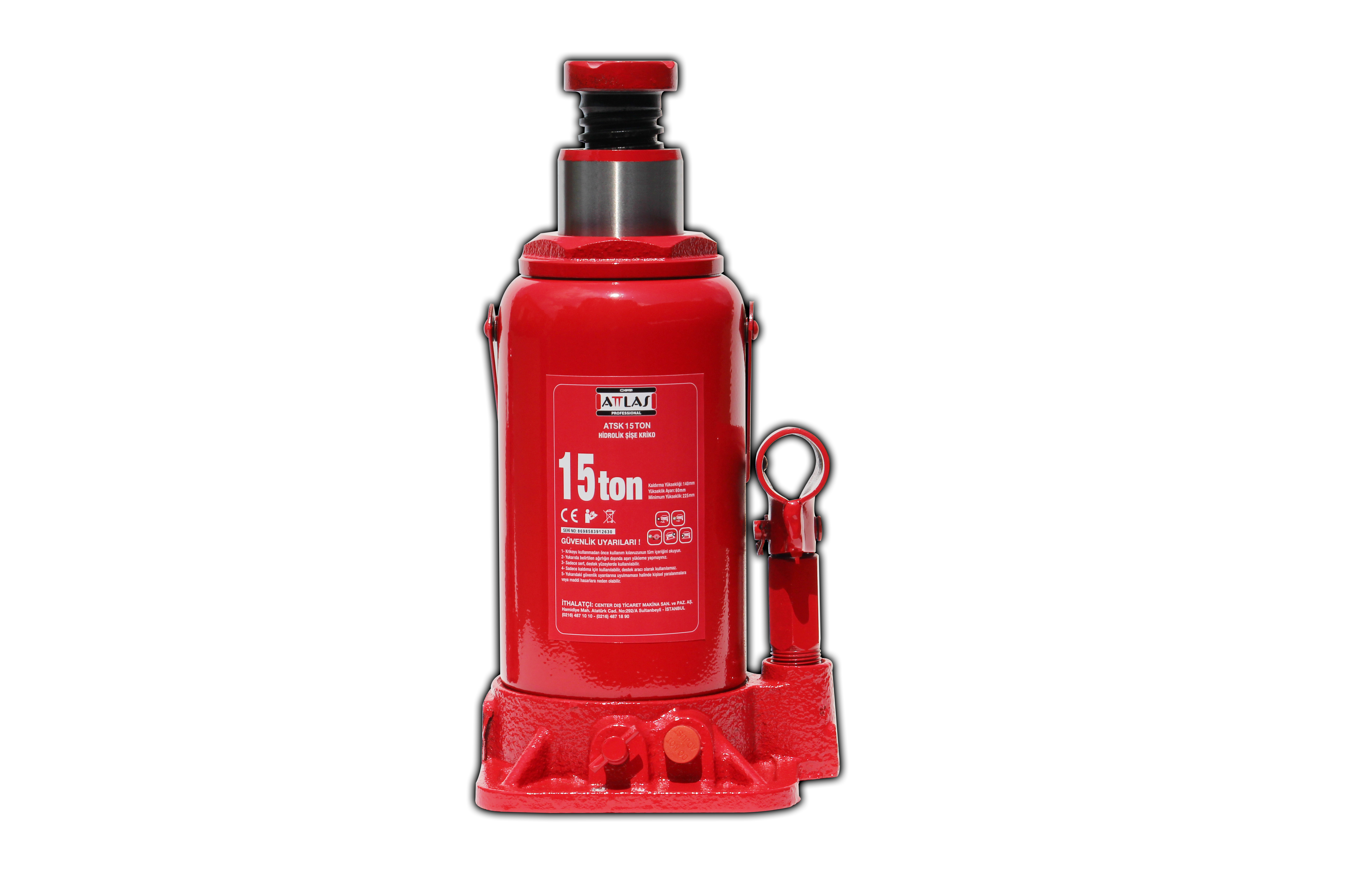 Attlas ATSK 15 Ton Hidrolik Şişe Kriko - A1201007