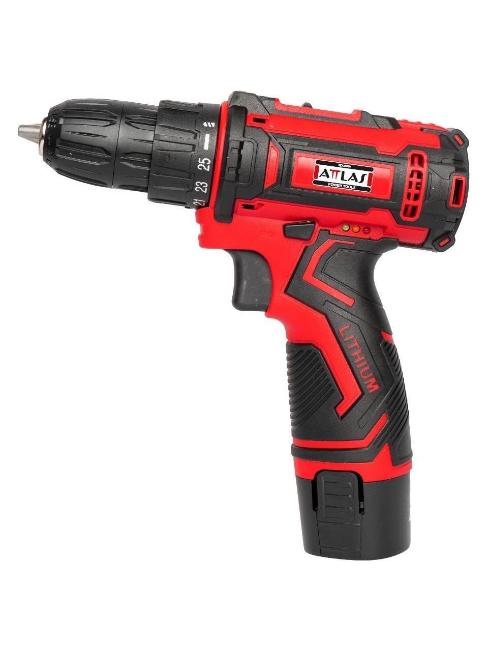 ATTLAS ECO 12V CDD-202C 2Ah Çift Akülü Matkap - A0104086