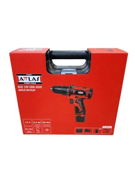 ATTLAS ECO 12V CDD-202C 2Ah Çift Akülü Matkap - A0104086