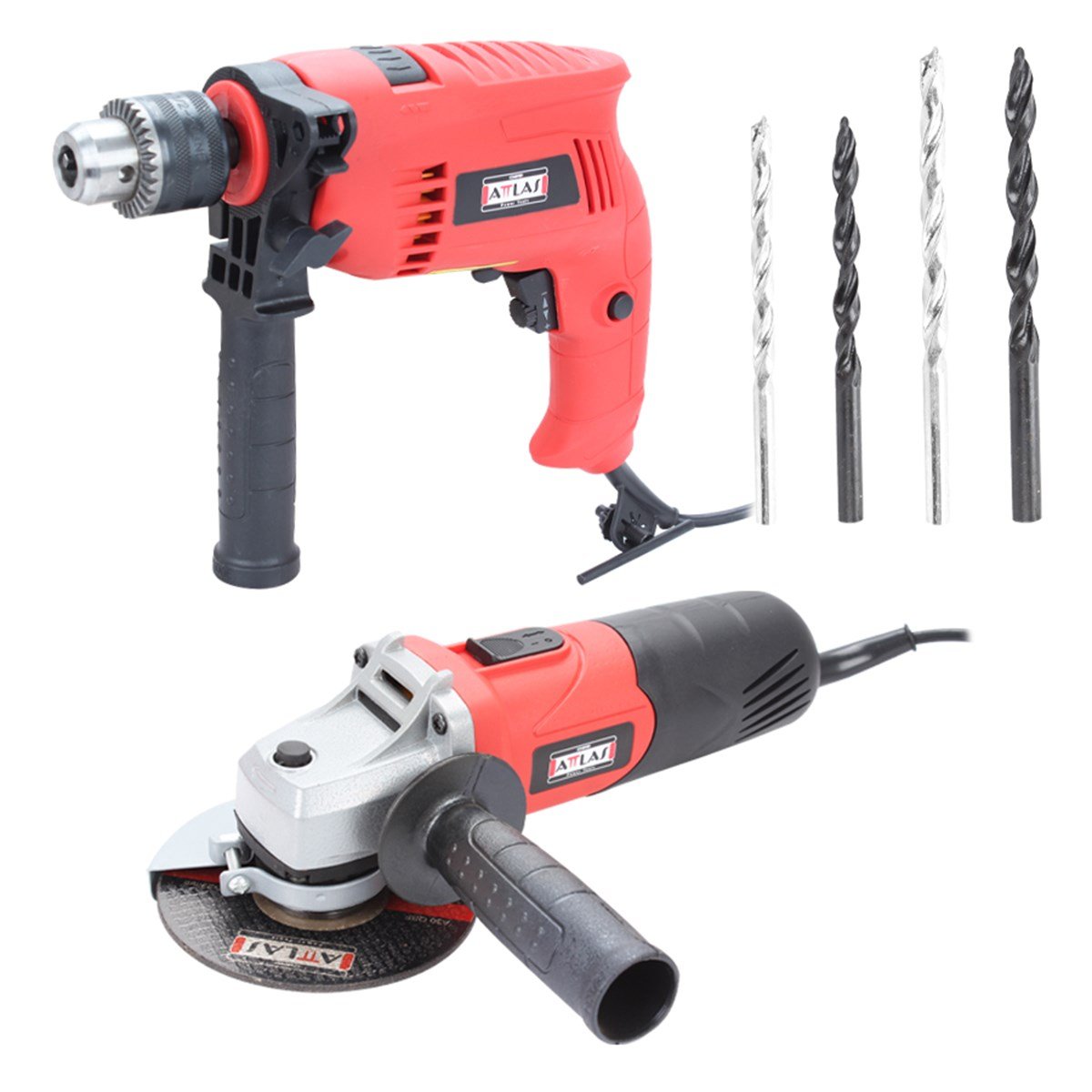 Attlas Eco 2'li Set Matkap ve Taşlama Set a0107020