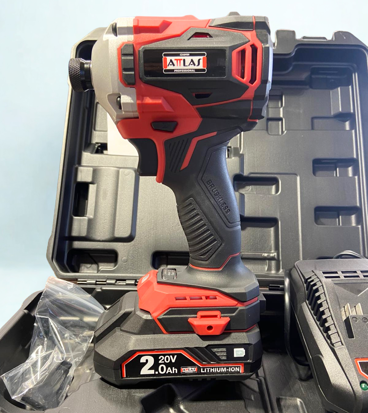 ATTLAS PRO-ATBL 18 ID2-202C 20V 2 Ah Çift Akülü Darbeli Vidalama - A0104077